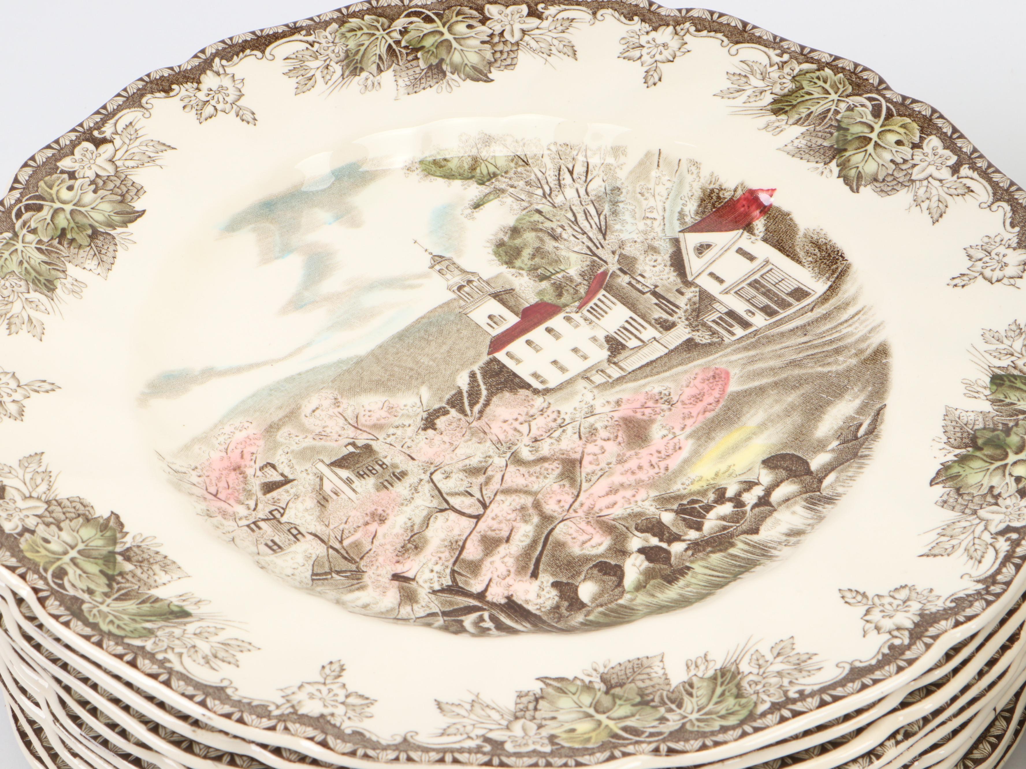 Johnson Bros. "The Friendly Village" Dinnerware and Serving Pieces