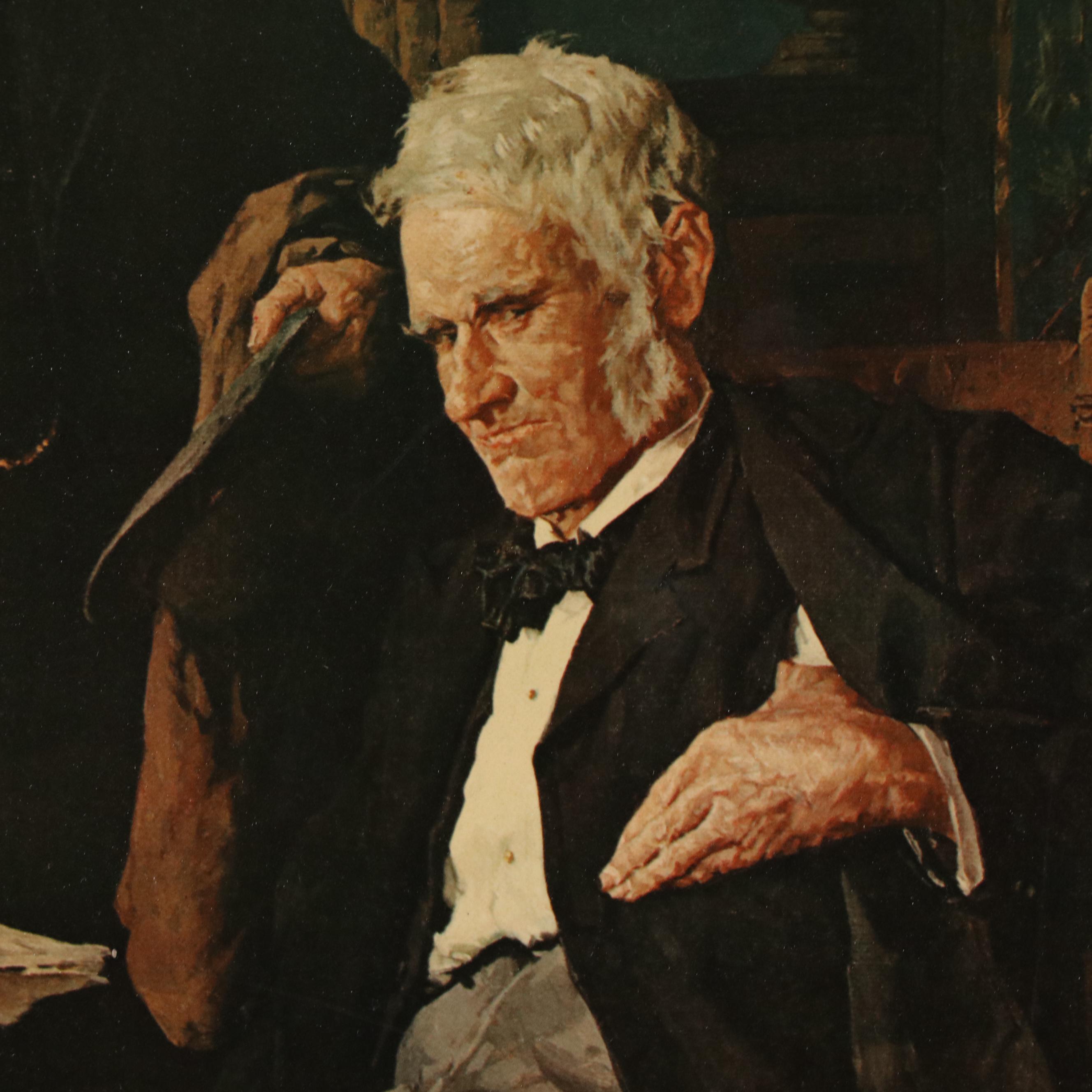 Photomechanical Reproduction After Louis Charles Moeller "Legal Adversaries"