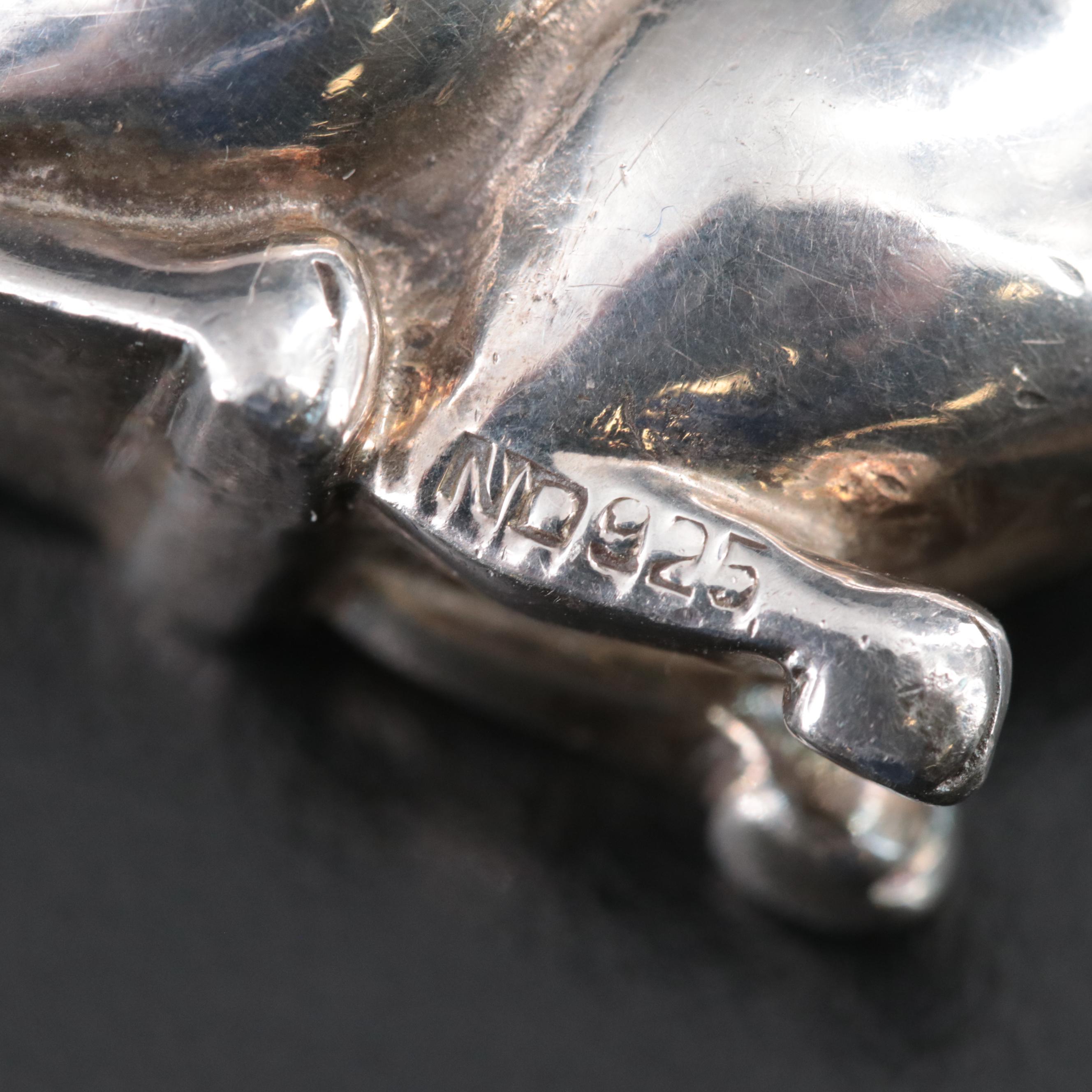 Sterling Rabbit Pendant Necklace