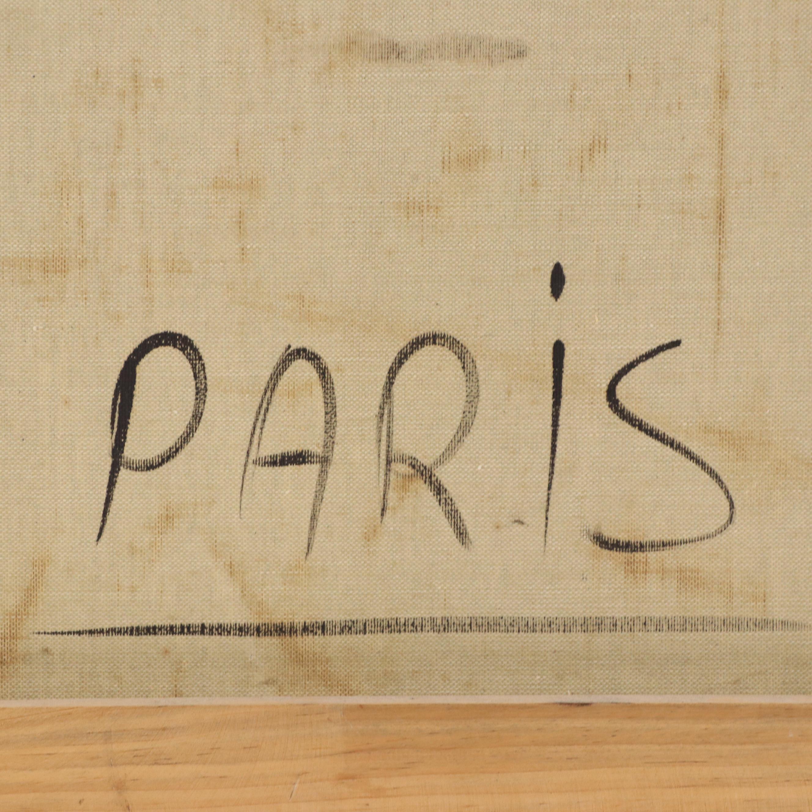 Gay Candelis European Street Scene Oil Painting