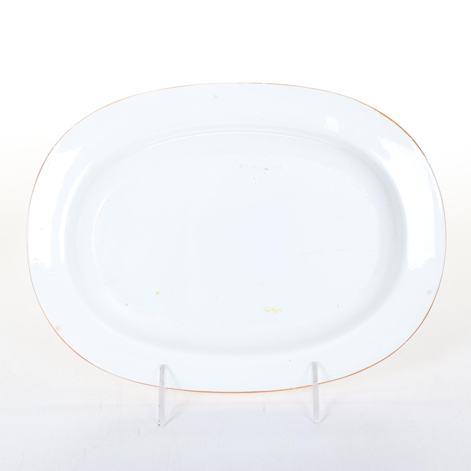 Antique Wedgwood "Japan" Collection, Platter, Plates & Deep Plates With Goblets