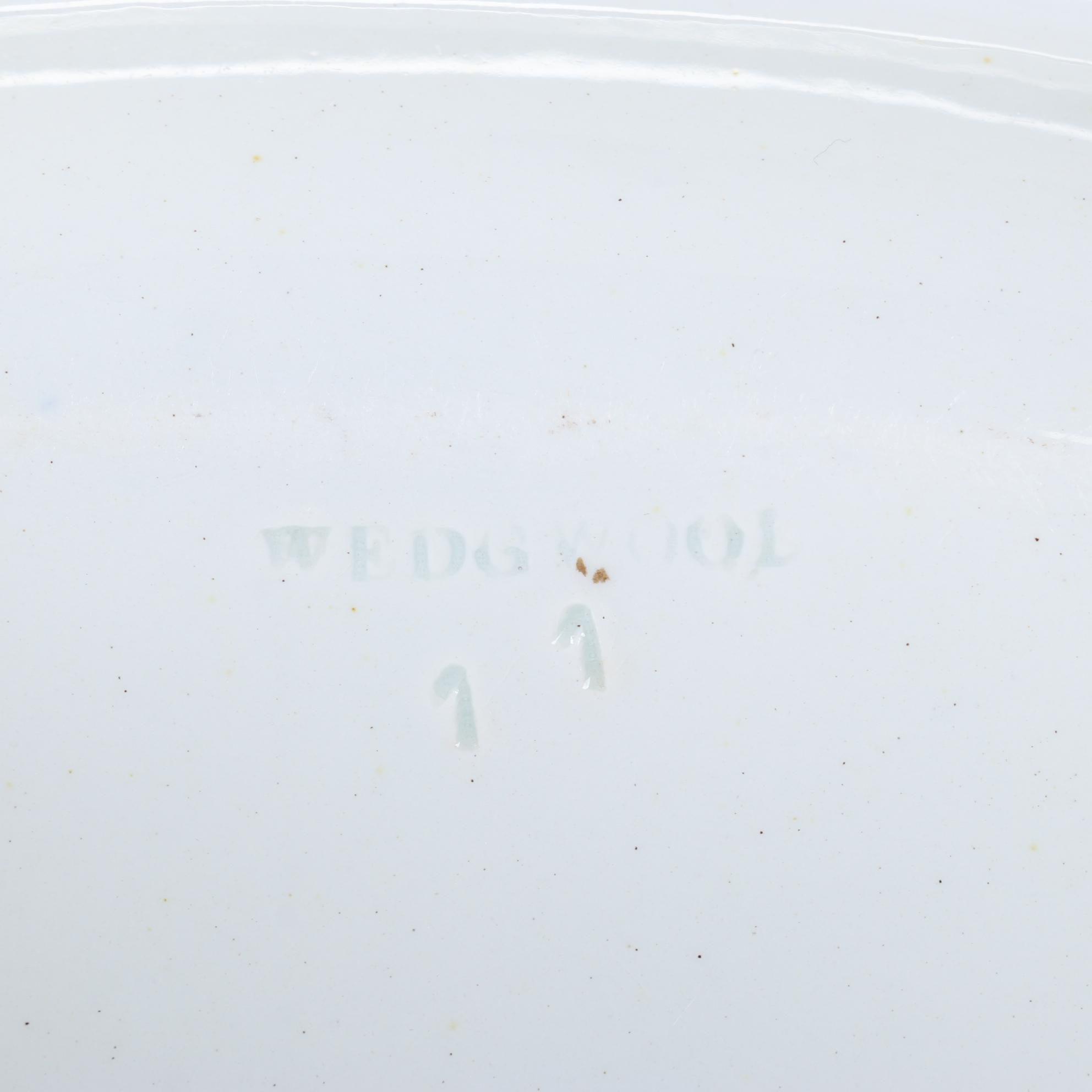 Antique Wedgwood "Japan" Collection, Platter, Plates & Deep Plates With Goblets