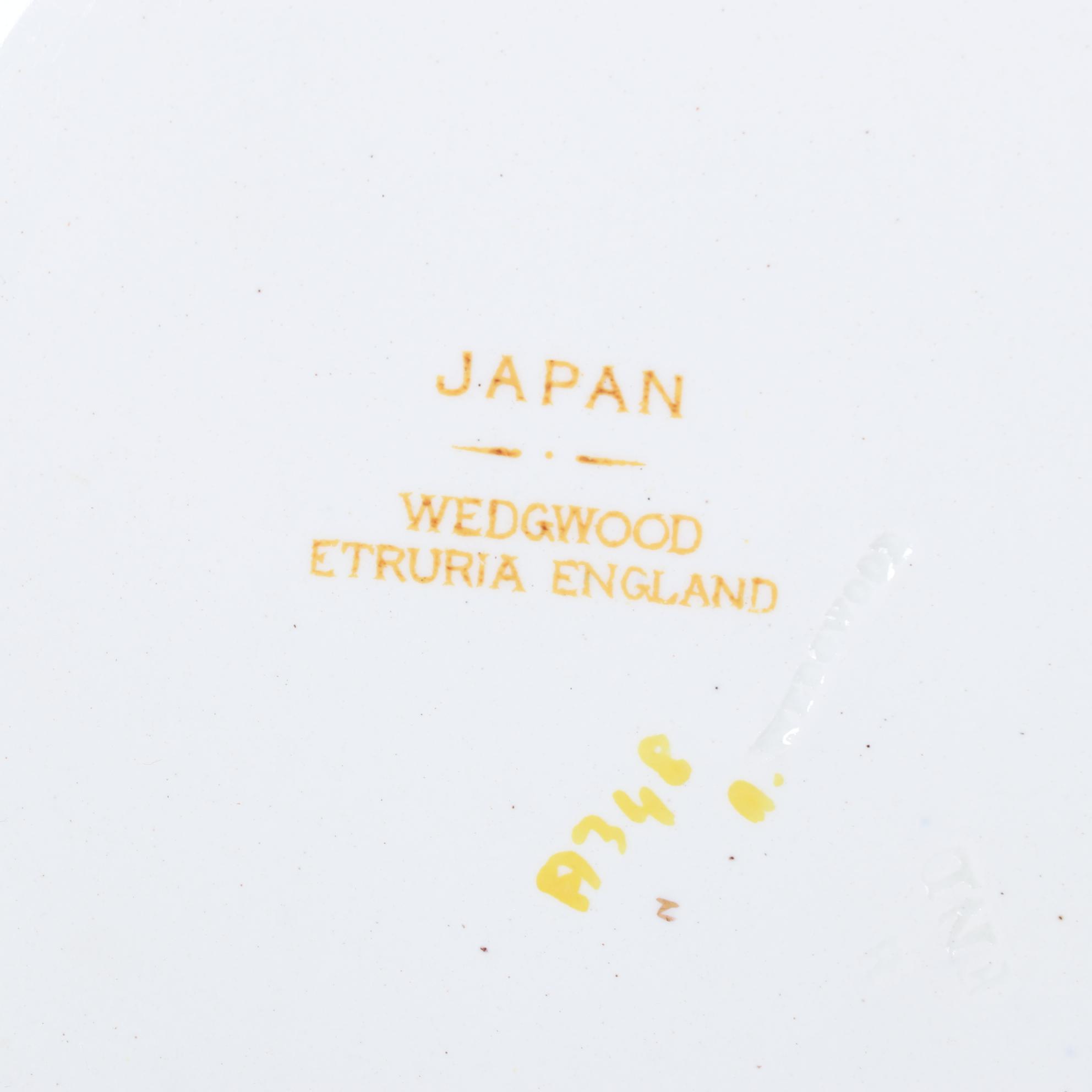 Antique Wedgwood "Japan" Collection, Platter, Plates & Deep Plates With Goblets