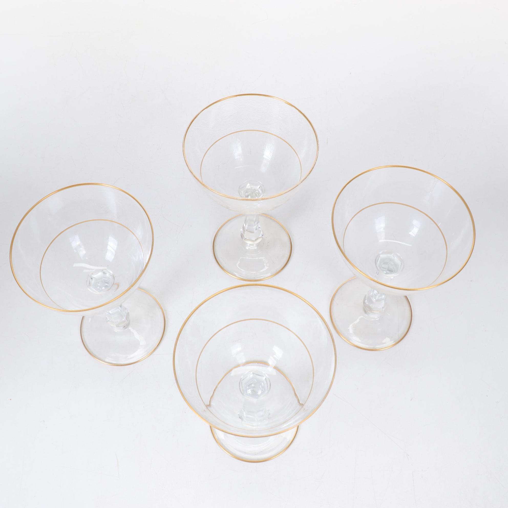 Antique Wedgwood "Japan" Collection, Platter, Plates & Deep Plates With Goblets