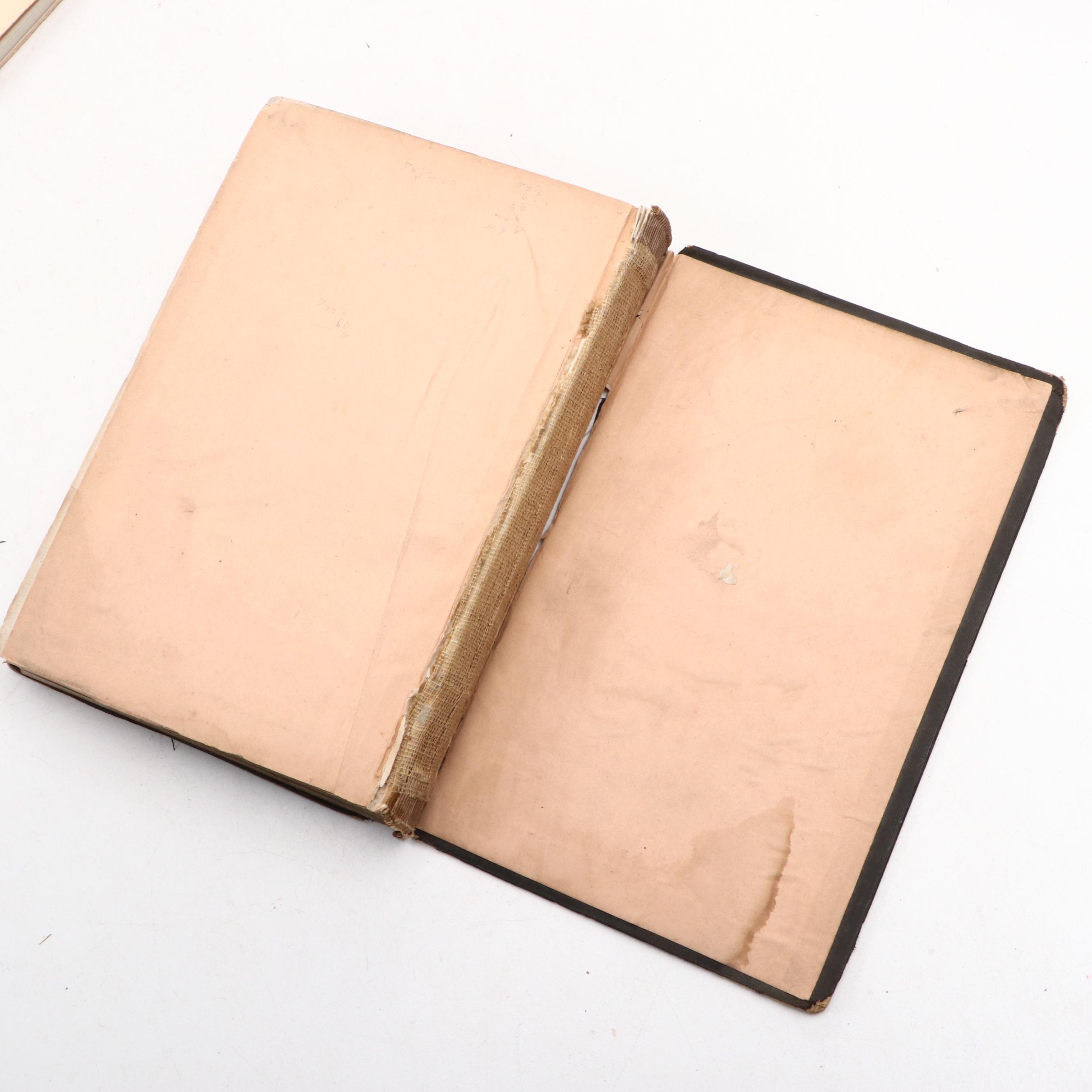 French "Semons de M. Massillon" with Odd Fellows Certificate Book and More