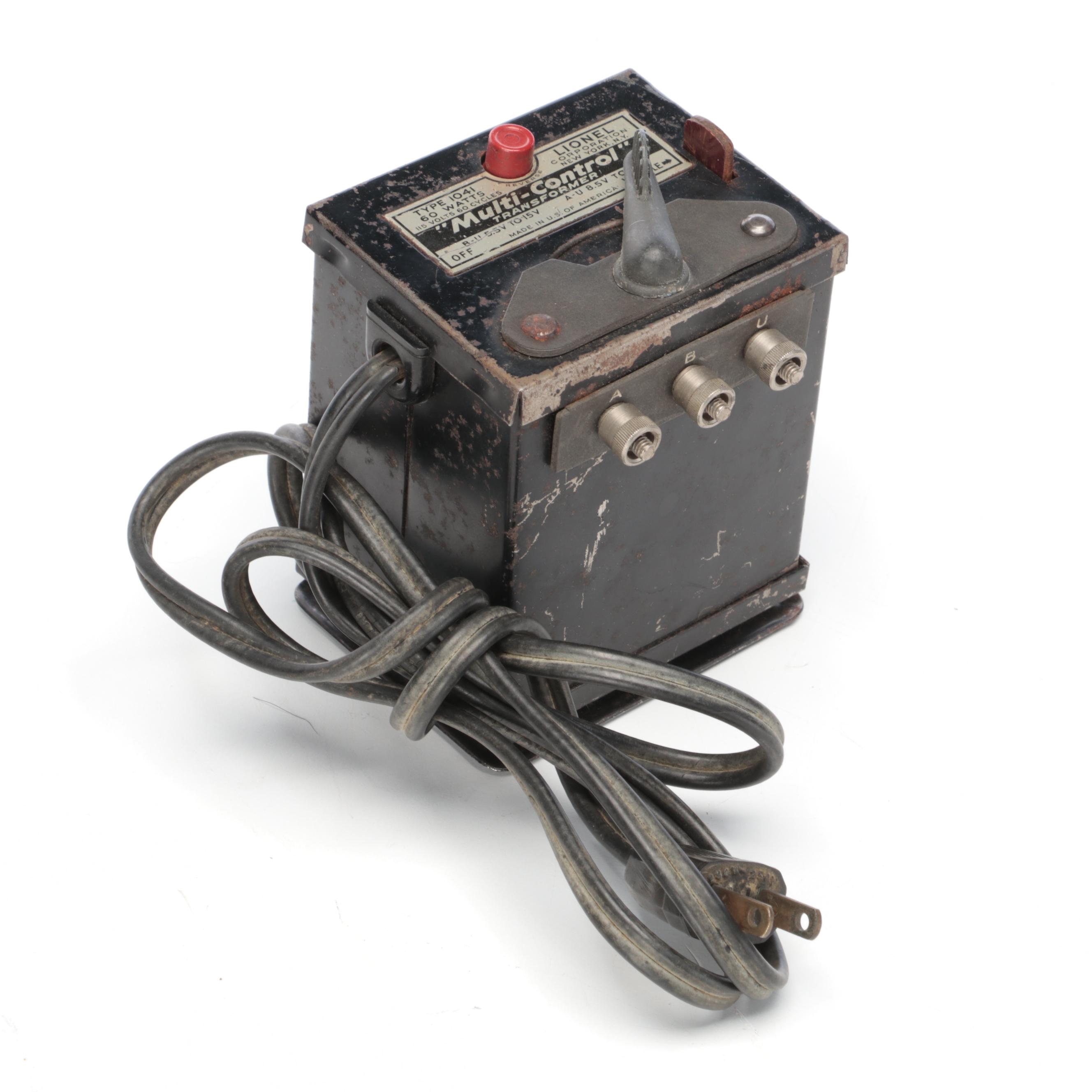 Lionel Multi-Control Transformer and Toy Train Car with More Accessories