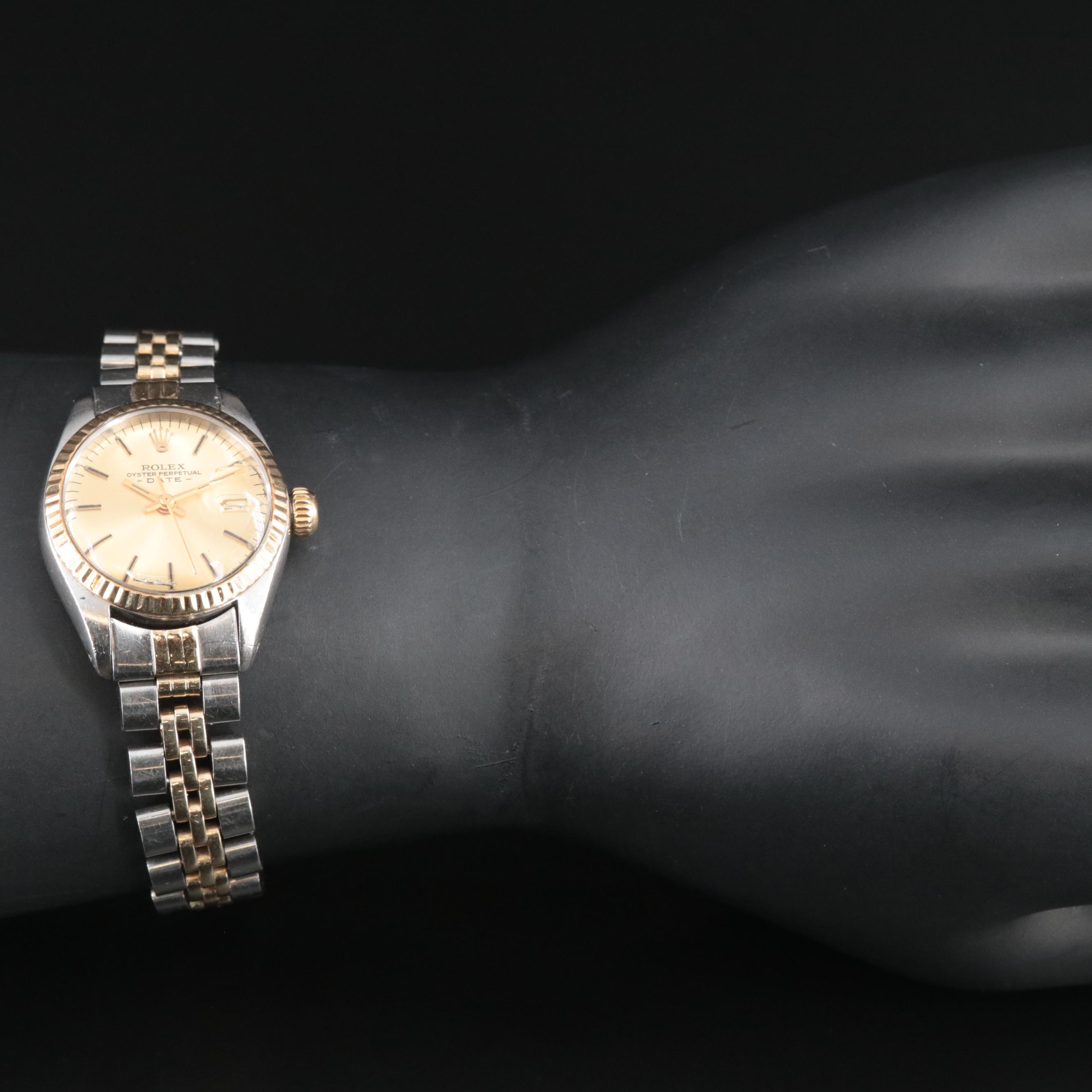 1977 Rolex Oyster Perpetual Two-Tone Date Watch