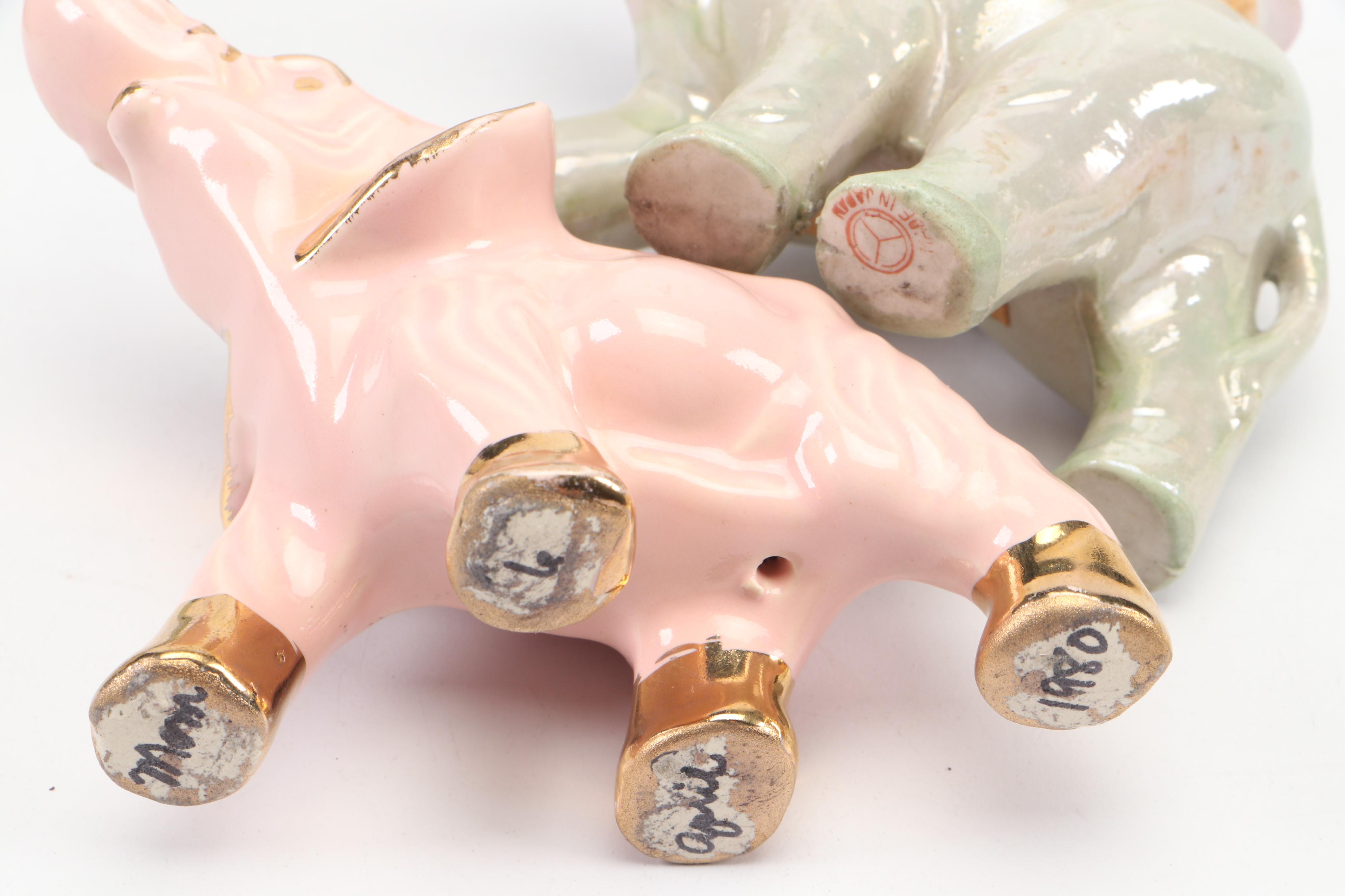 Japanese Export Porcelain Elephant Shaker, Figurines, Vases, and Planters