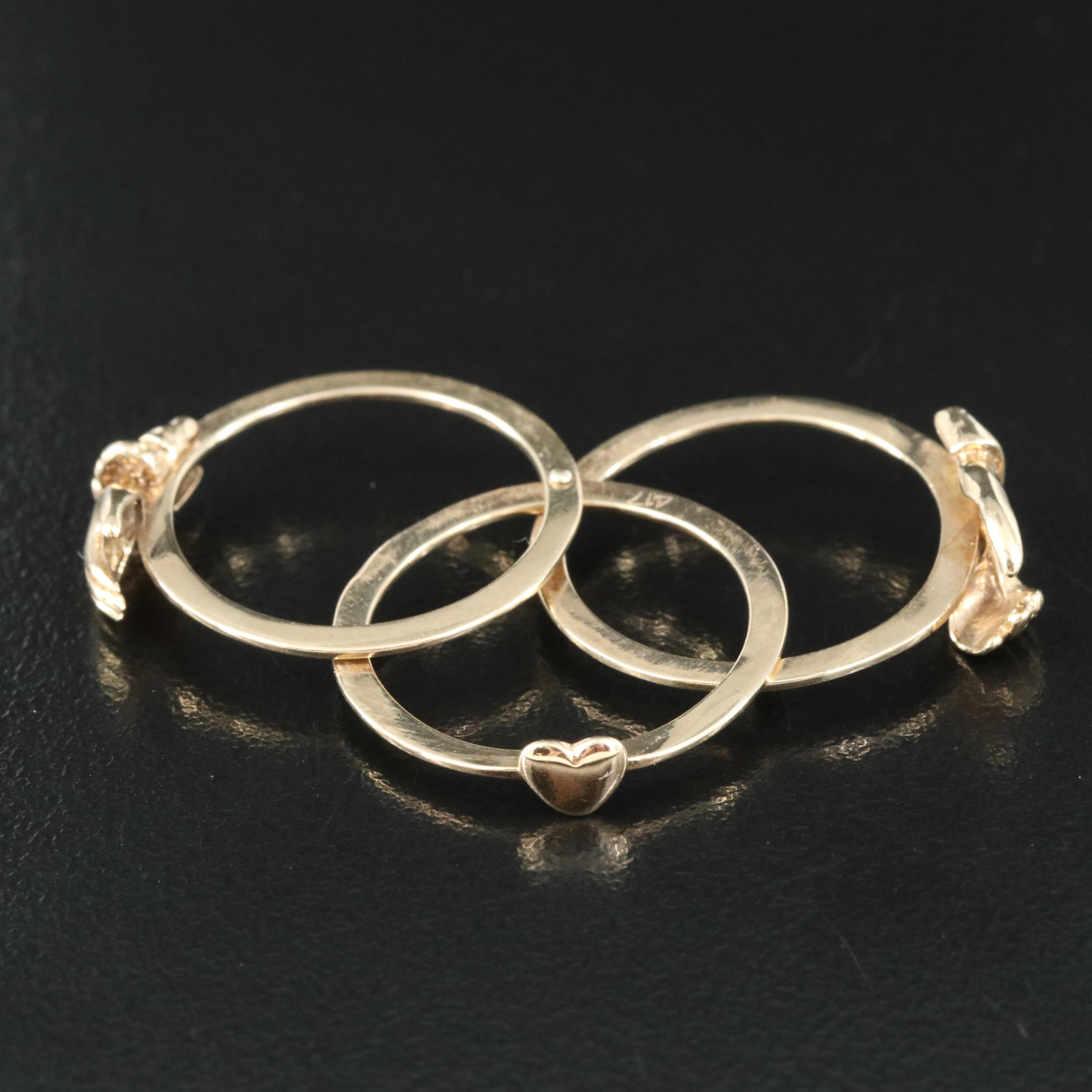 Vintage 10K Gimmel Ring