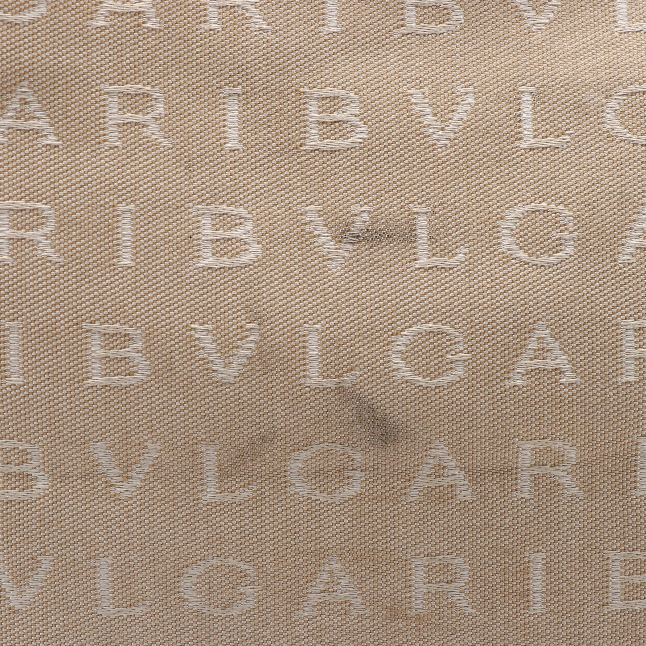 BVLGARI Logomania Tote Bag in Beige Canvas