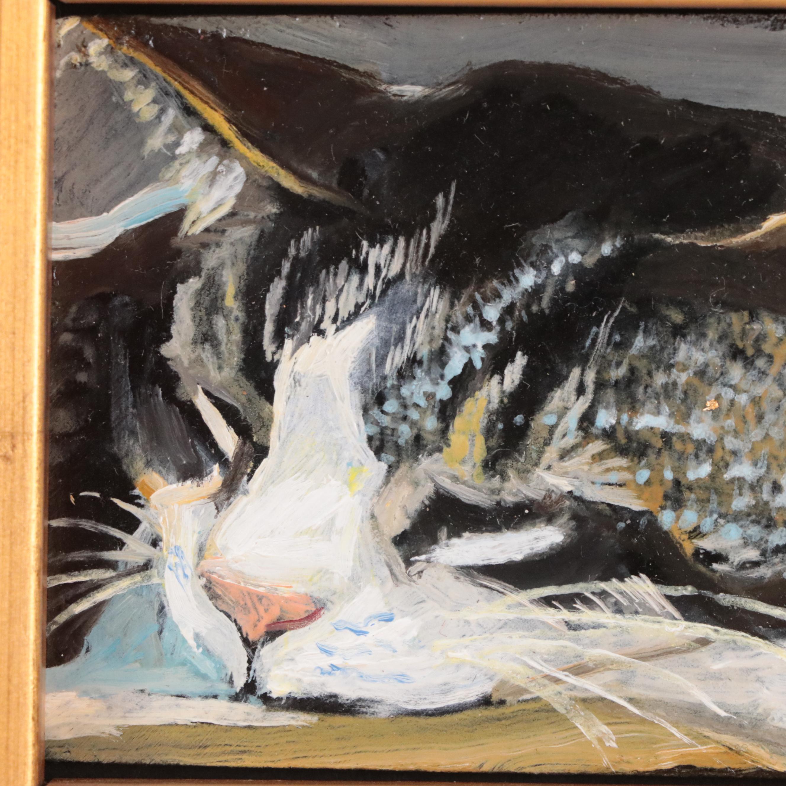 Jeff Claudio Oil Painting "Cat Nap"