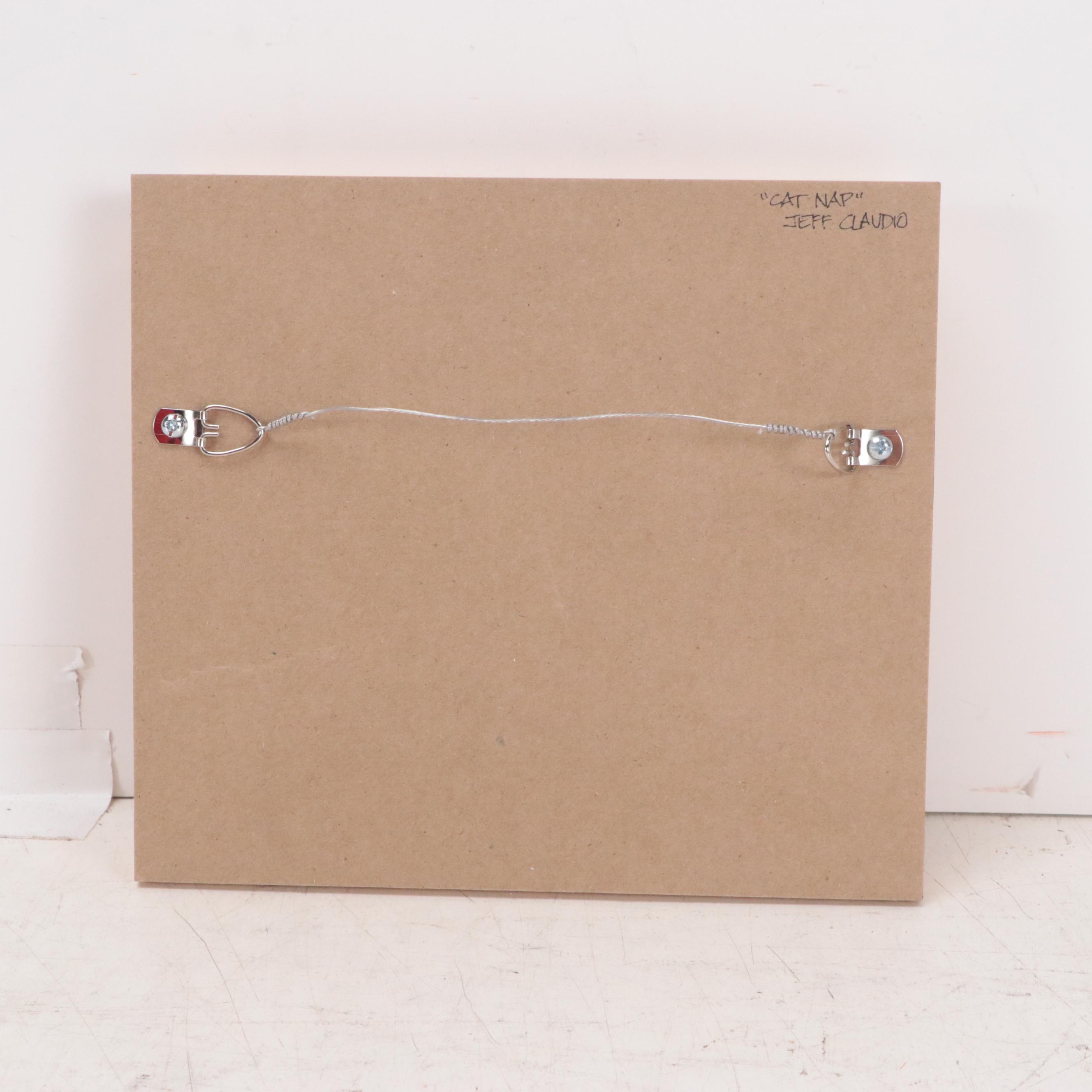 Jeff Claudio Oil Painting "Cat Nap"