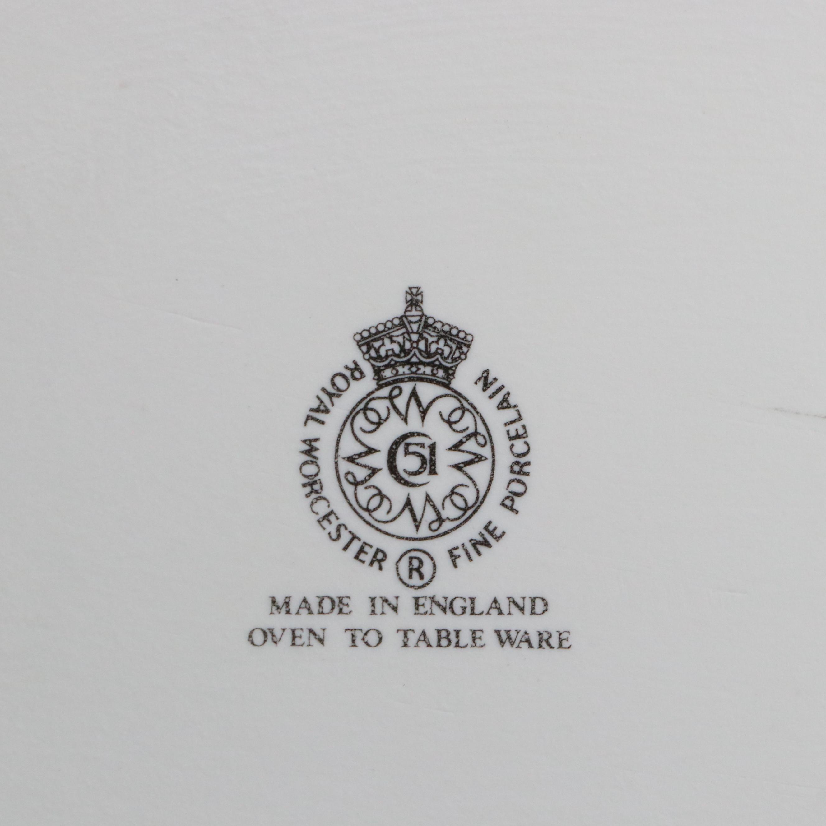 Royal Worcester "Evesham Gold" Porcelain Gravy Boat, Casserole Dishes and More