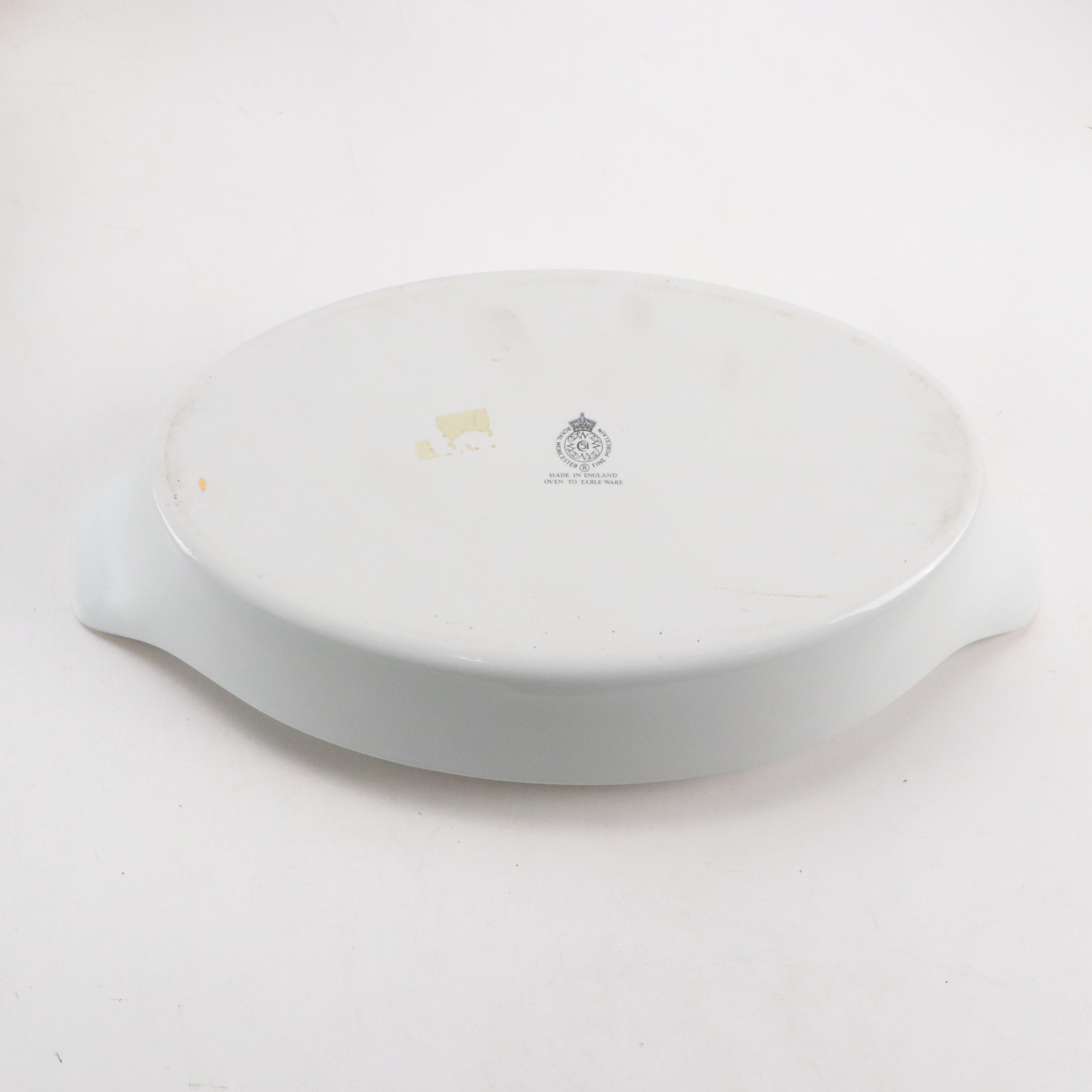 Royal Worcester "Evesham Gold" Porcelain Gravy Boat, Casserole Dishes and More