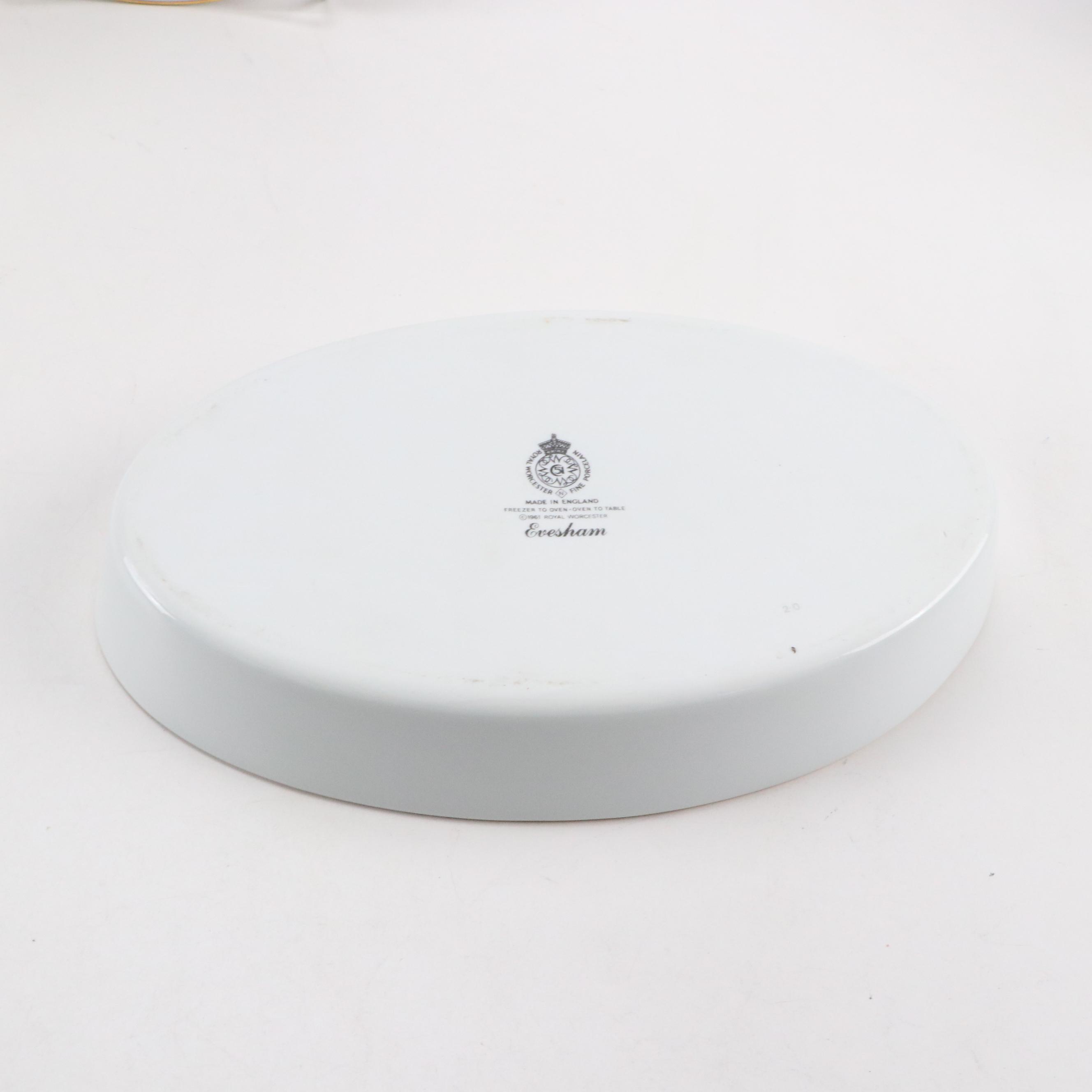 Royal Worcester "Evesham Gold" Porcelain Gravy Boat, Casserole Dishes and More