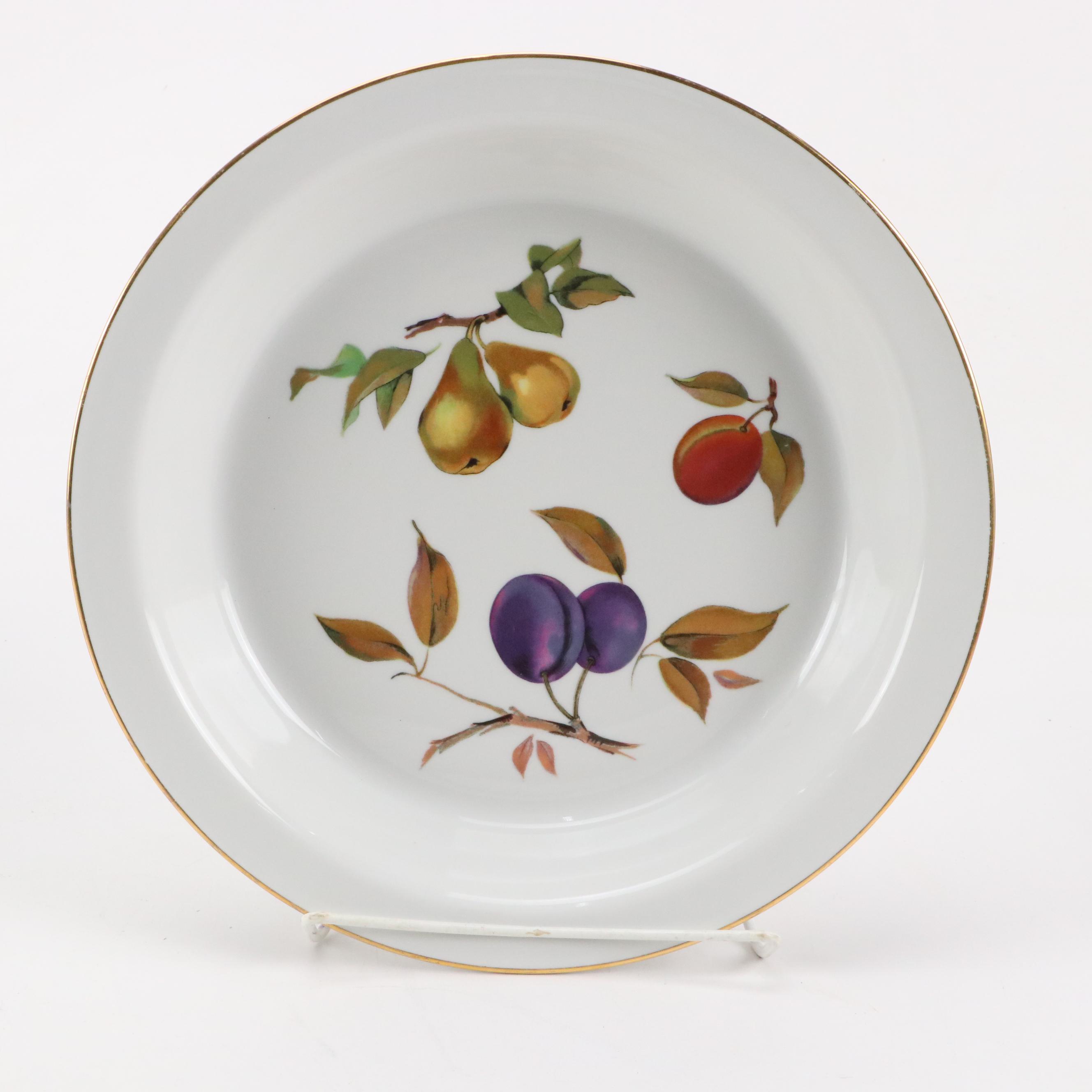 Royal Worcester "Evesham Gold" Porcelain Gravy Boat, Casserole Dishes and More