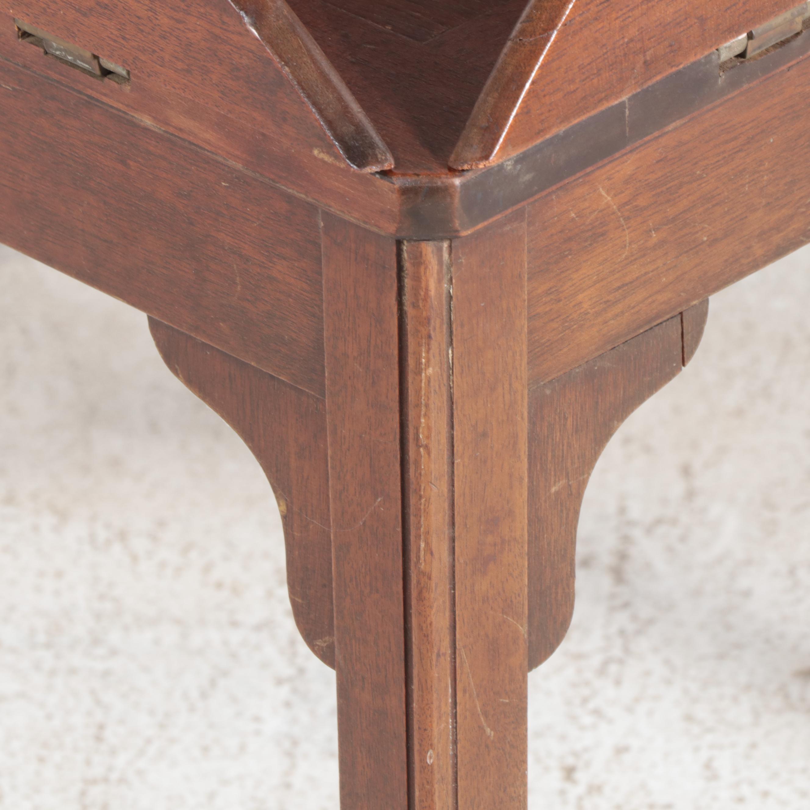 Chippendale Style Mahogany Butler's Tray Coffee Table, 20th Century