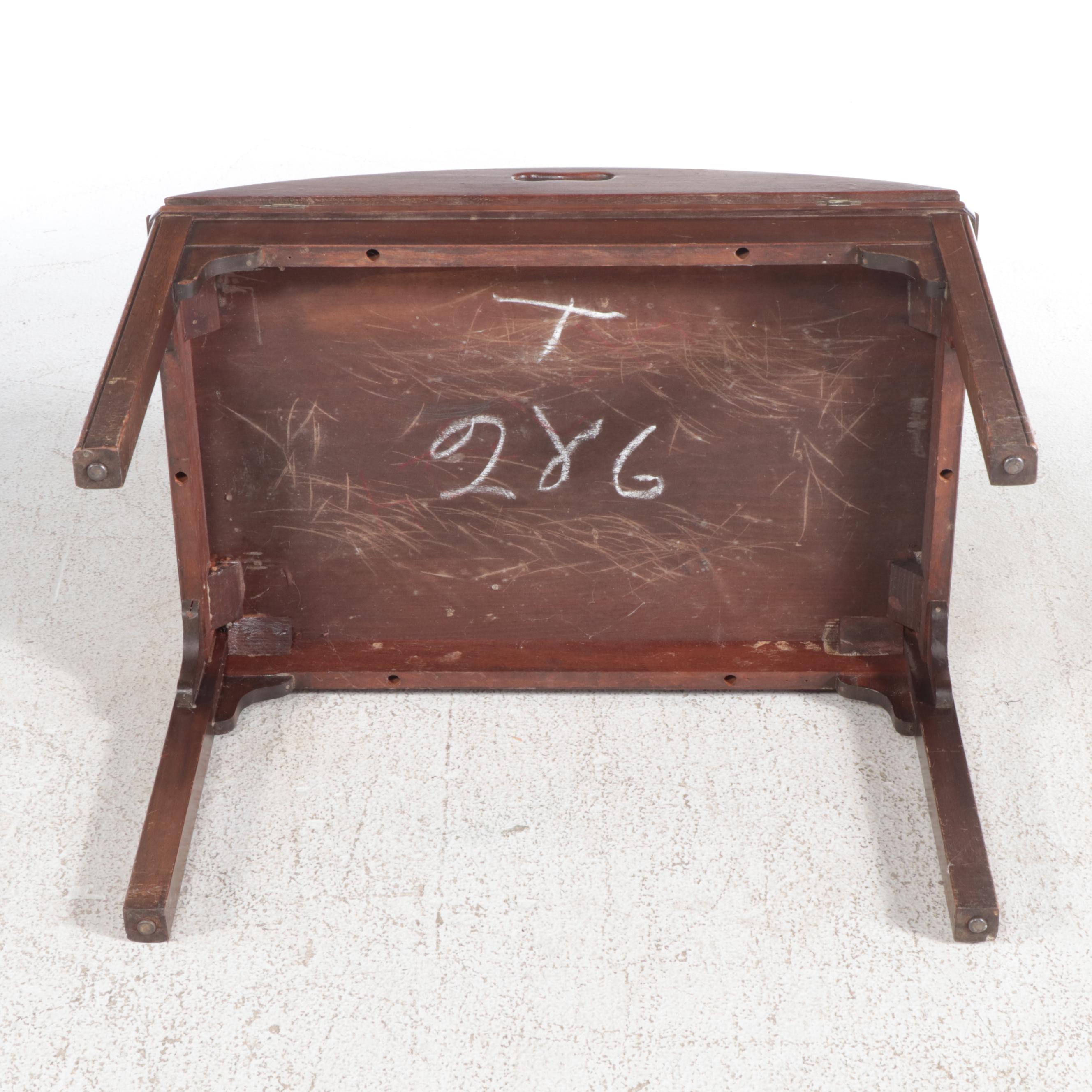 Chippendale Style Mahogany Butler's Tray Coffee Table, 20th Century