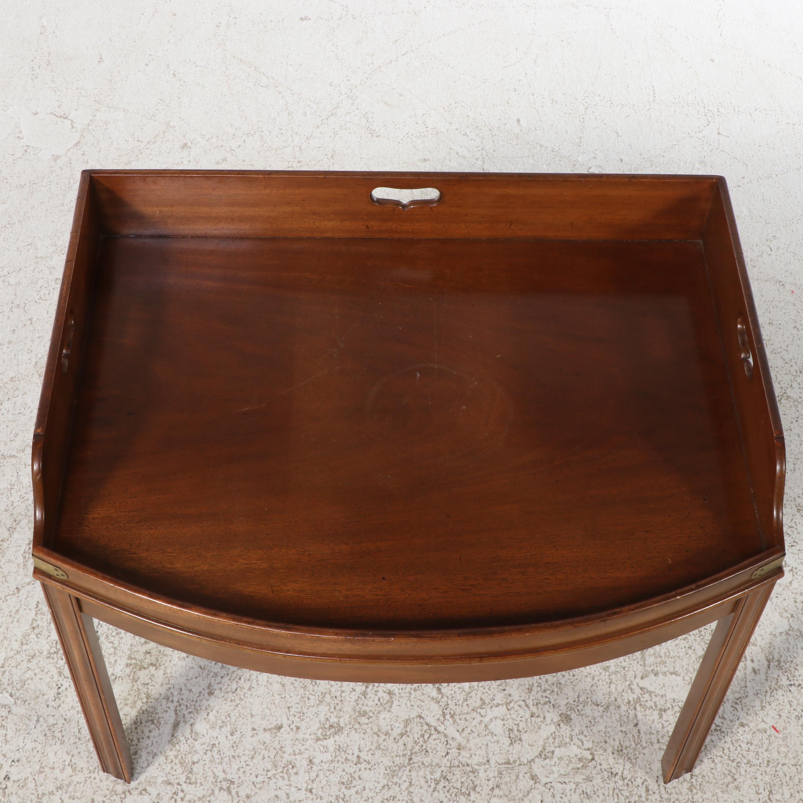 Kittinger "Williamsburg Adaptation"  Mahogany Butler's Tray Coffee Table