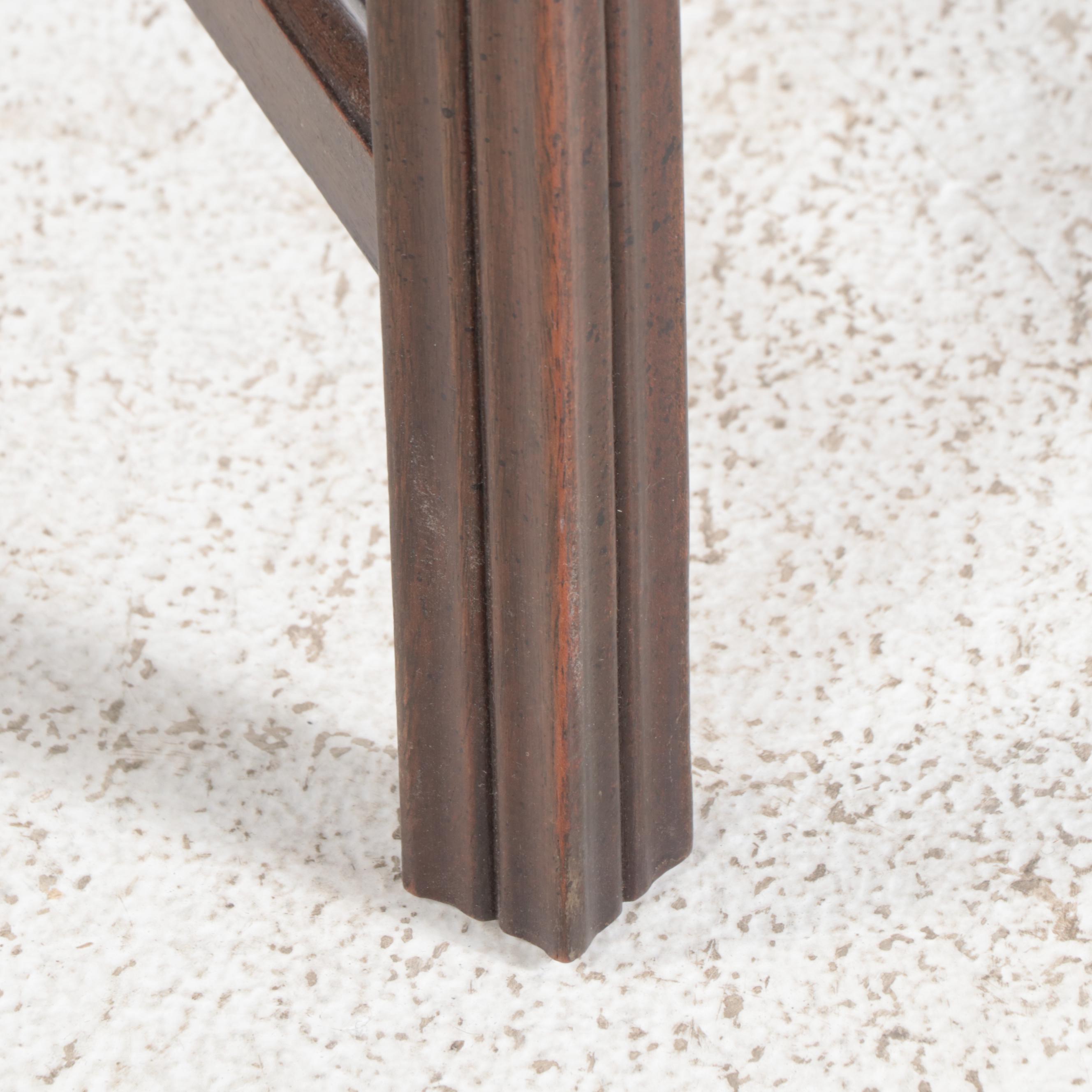 Chippendale Style Mahogany Butler's Tray Coffee Table, 20th Century