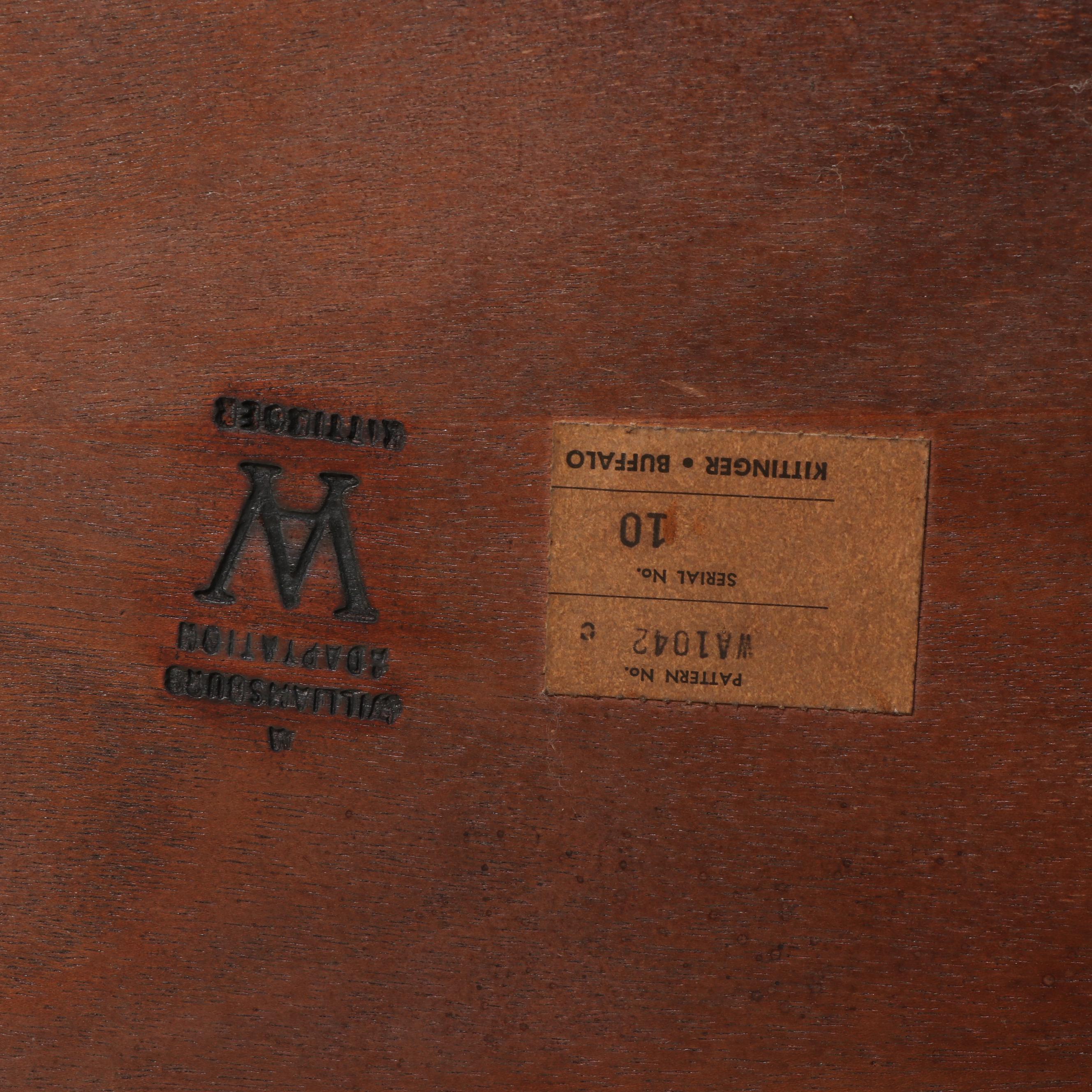 Kittinger "Williamsburg Adaptation"  Mahogany Butler's Tray Coffee Table