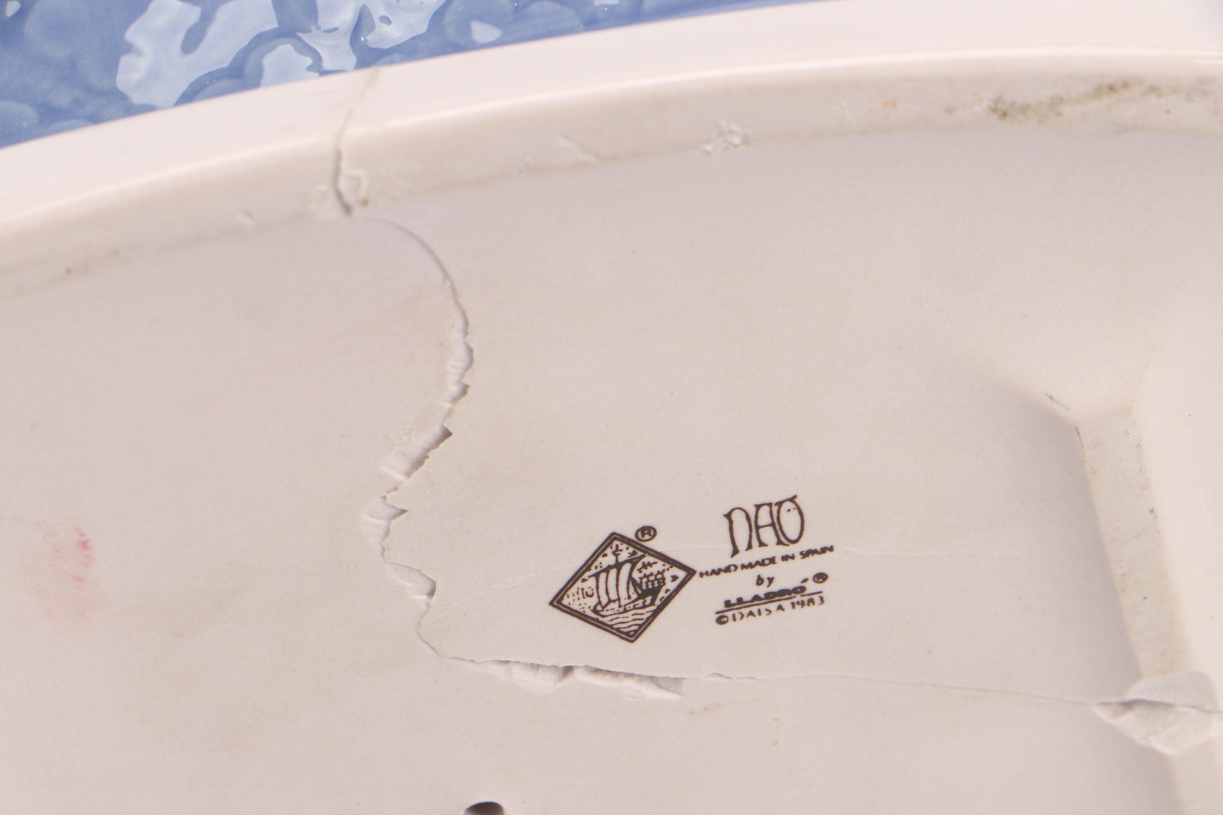 Nao by Lladró Ballerina and Jester Porcelain Group Figurine