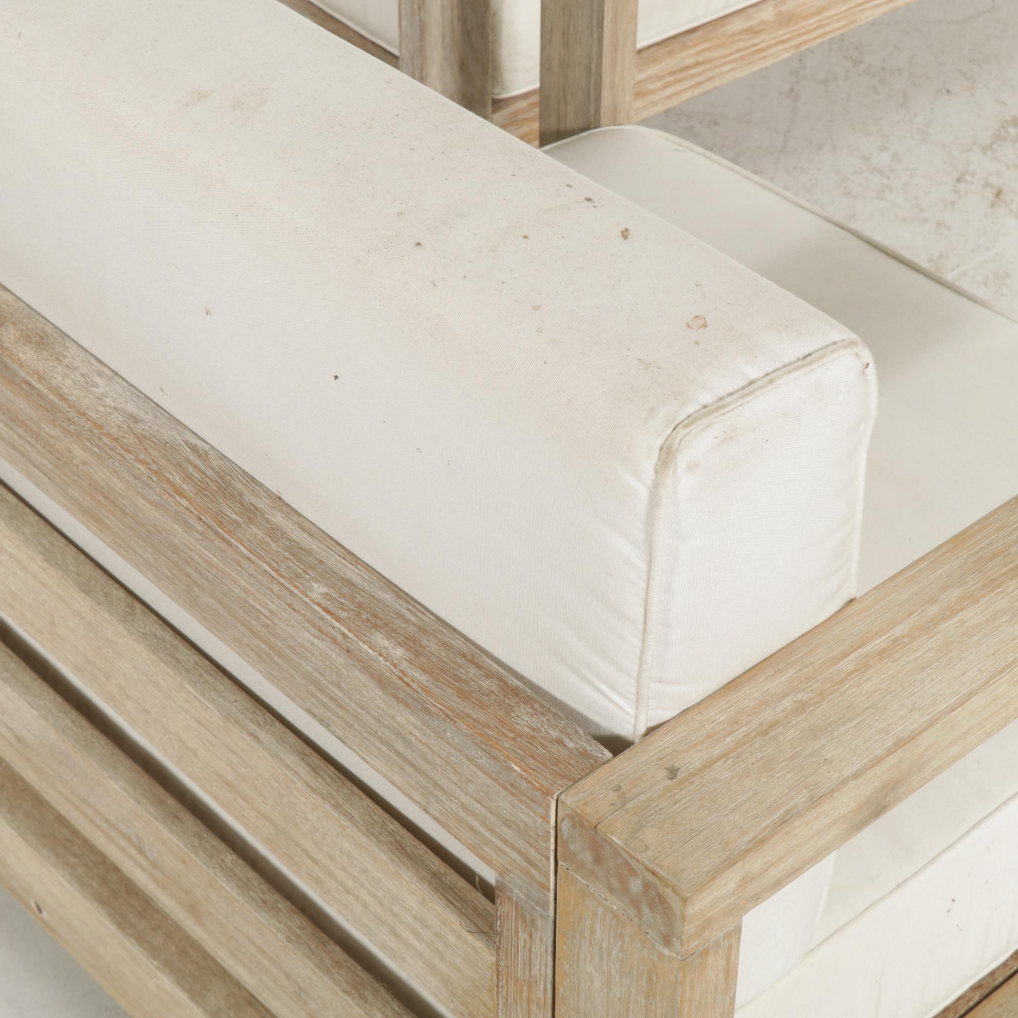 World Market "Segovia" Eucalyptus Outdoor Loveseat and Chairs