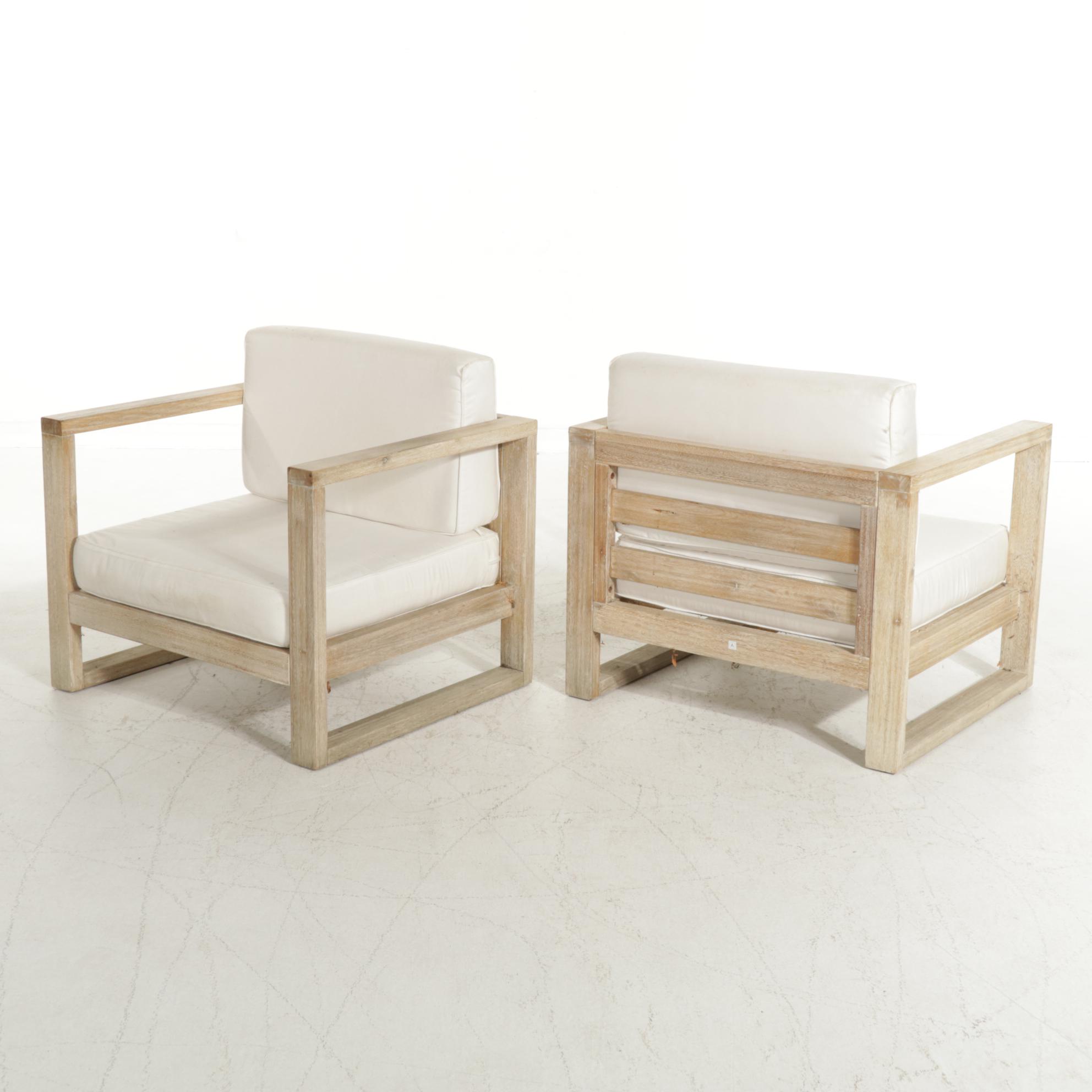 World Market "Segovia" Eucalyptus Outdoor Loveseat and Chairs