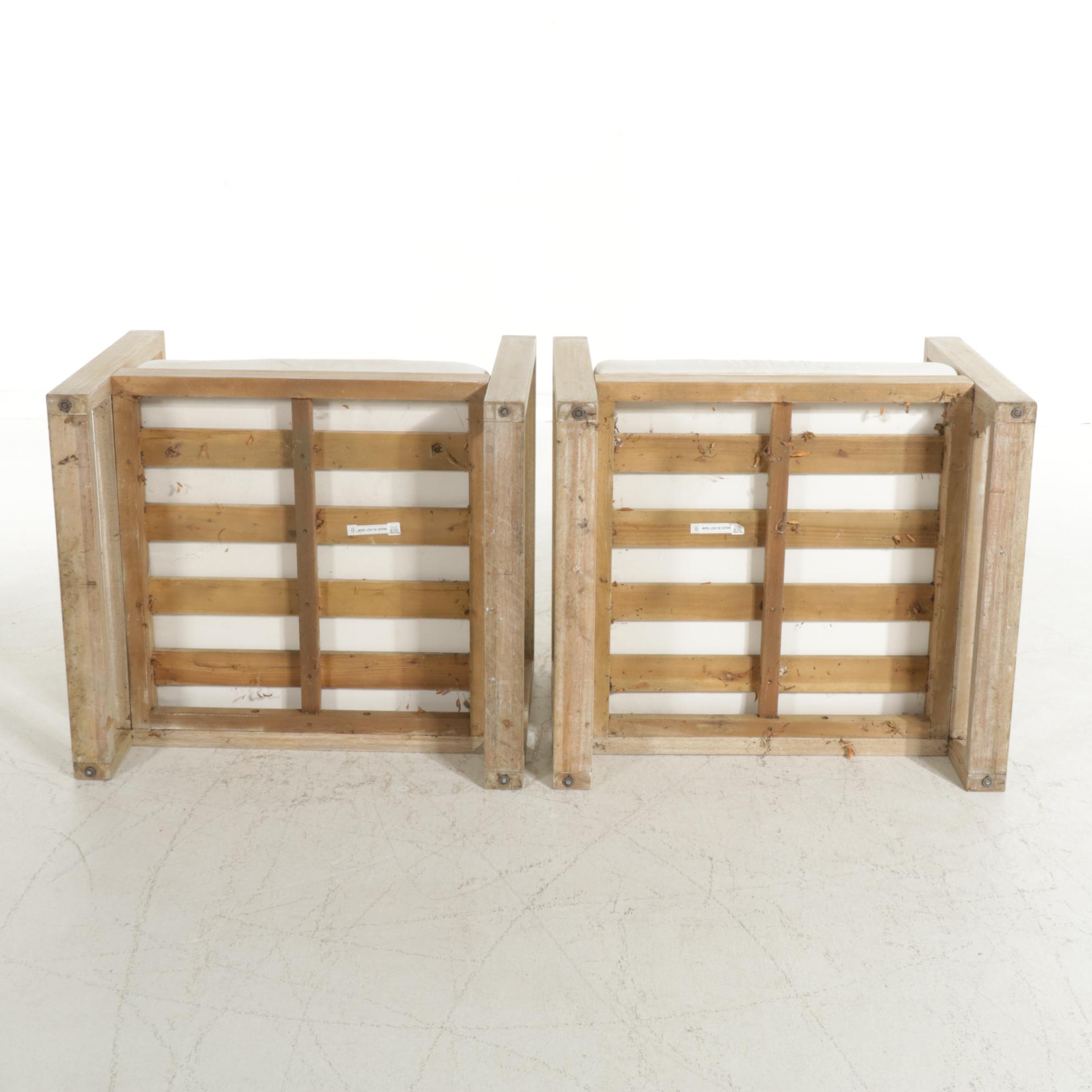 World Market "Segovia" Eucalyptus Outdoor Loveseat and Chairs