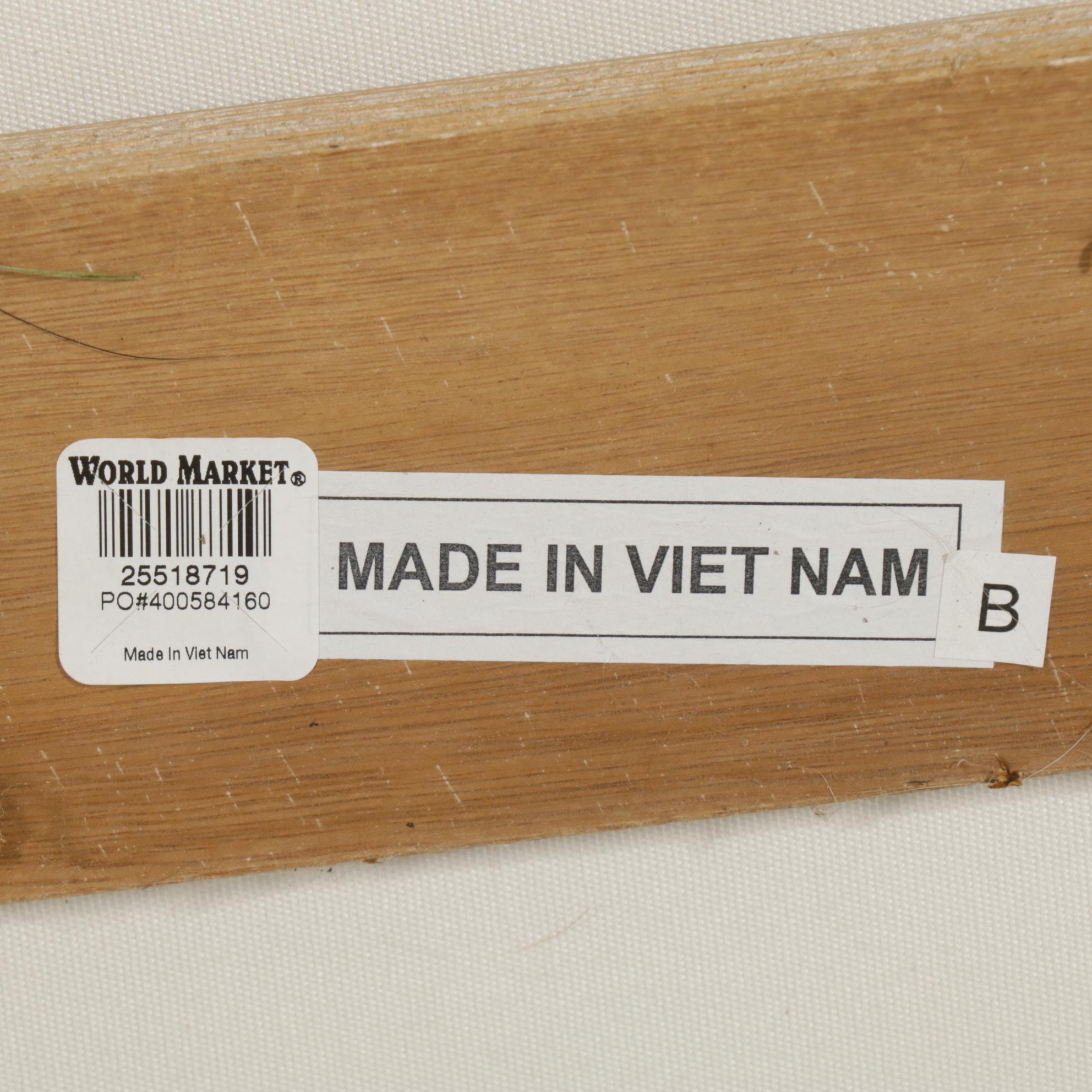 World Market "Segovia" Eucalyptus Outdoor Loveseat and Chairs