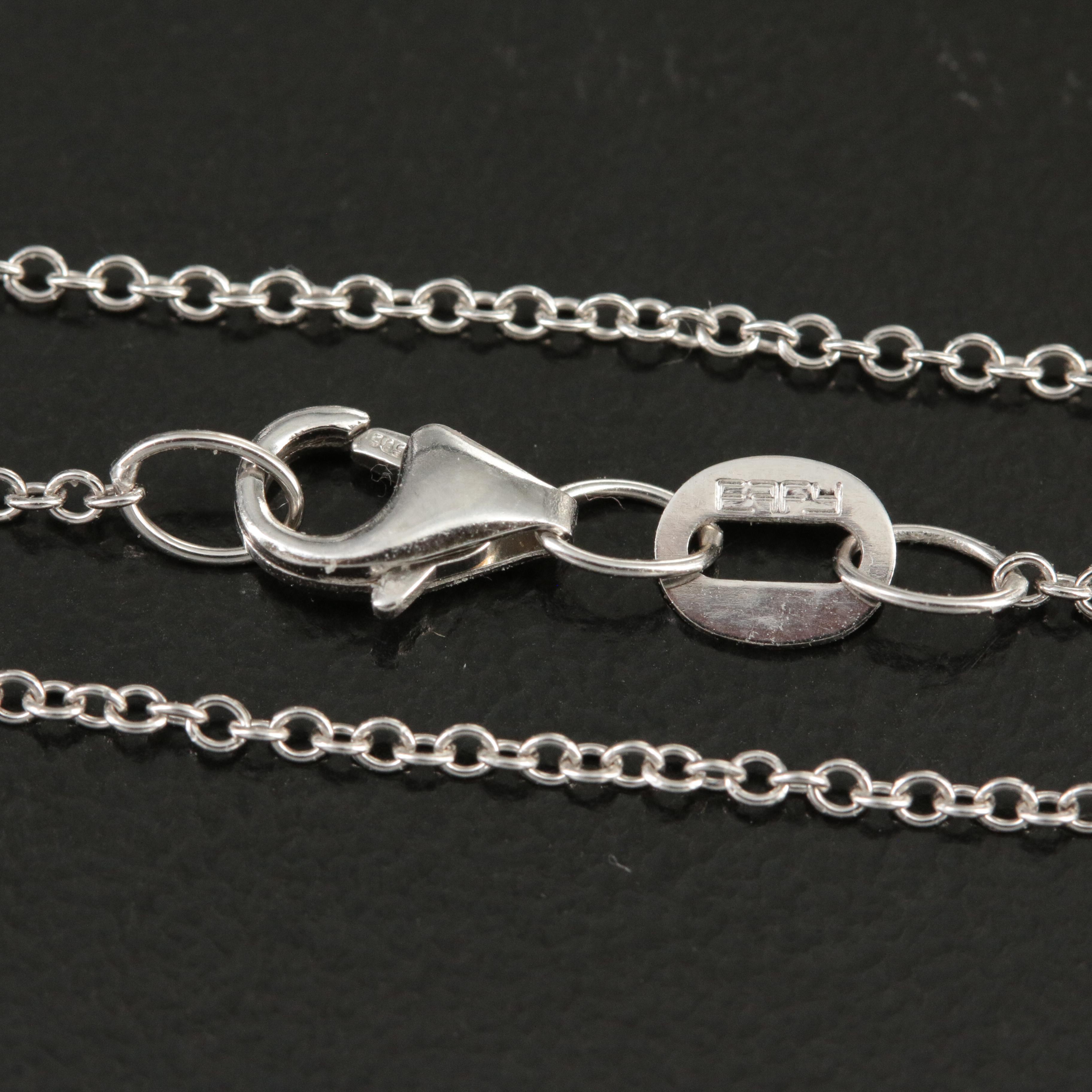 EFFY 14K Sapphire, Ruby, Tsavorite and Diamond Necklace