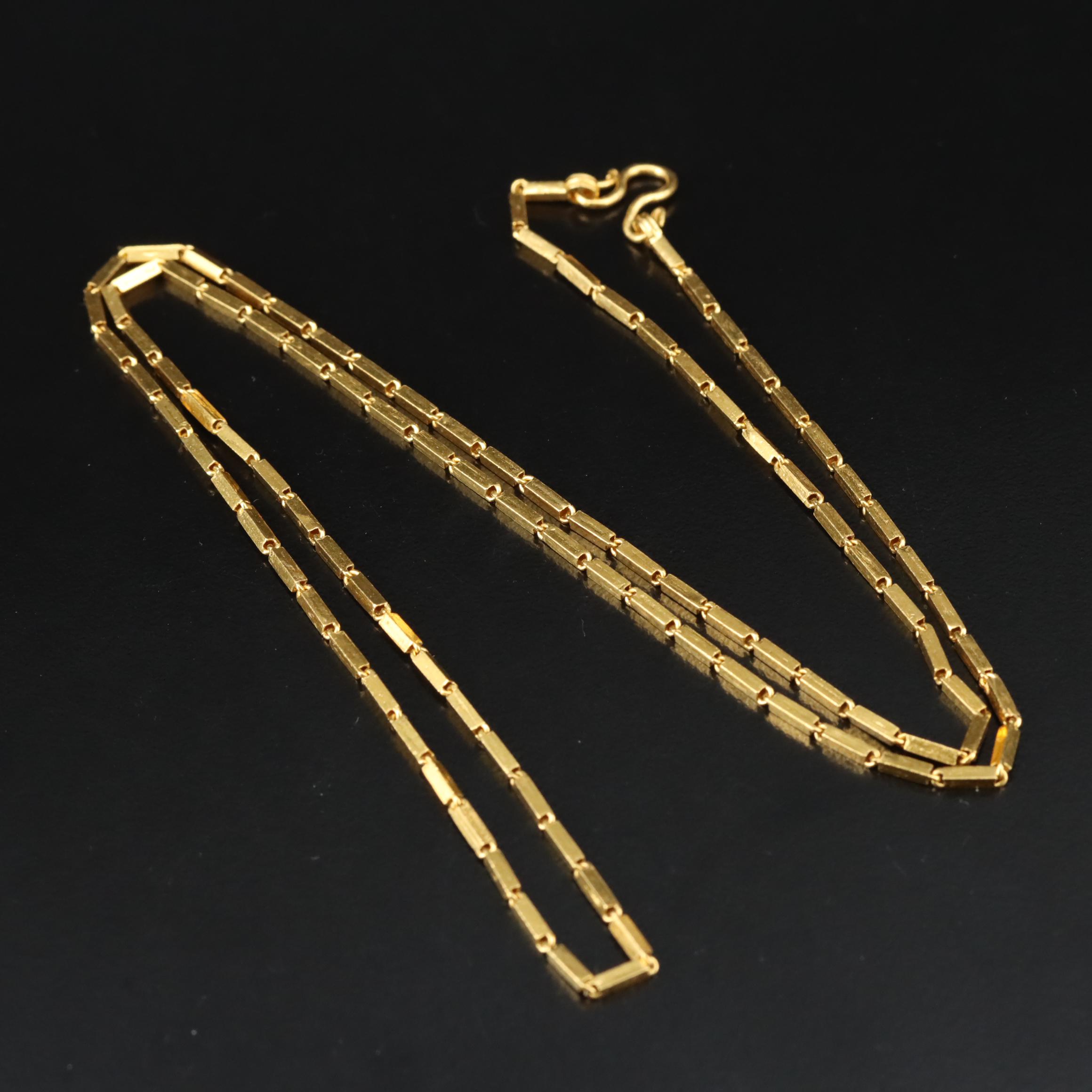 22K Baht Chain Necklace