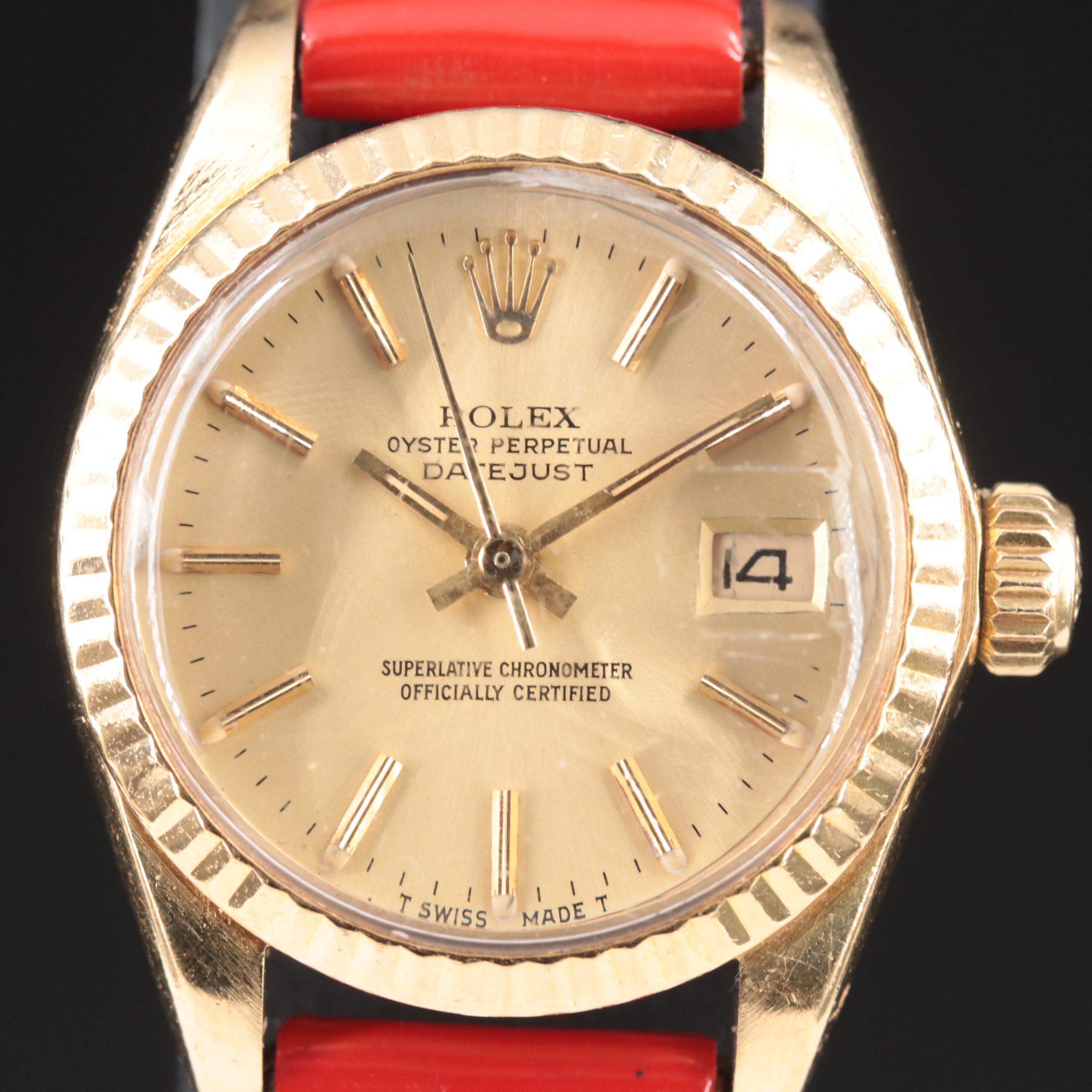 1982 Rolex Oyster Perpetual Datejust Watch