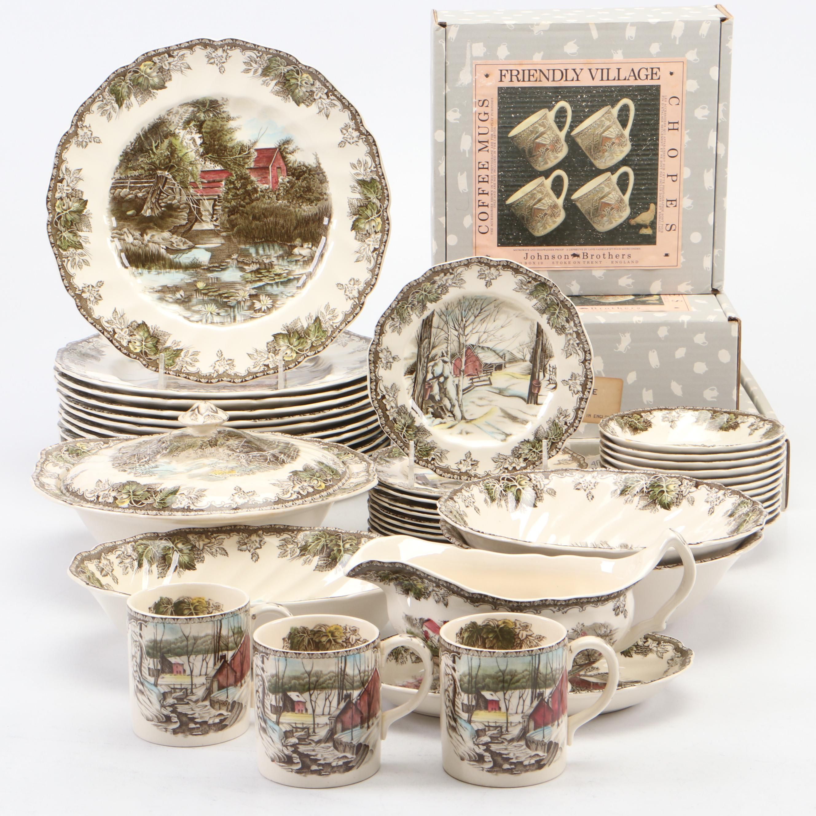 Johnson Bros. "The Friendly Village" Dinnerware and Serving Pieces