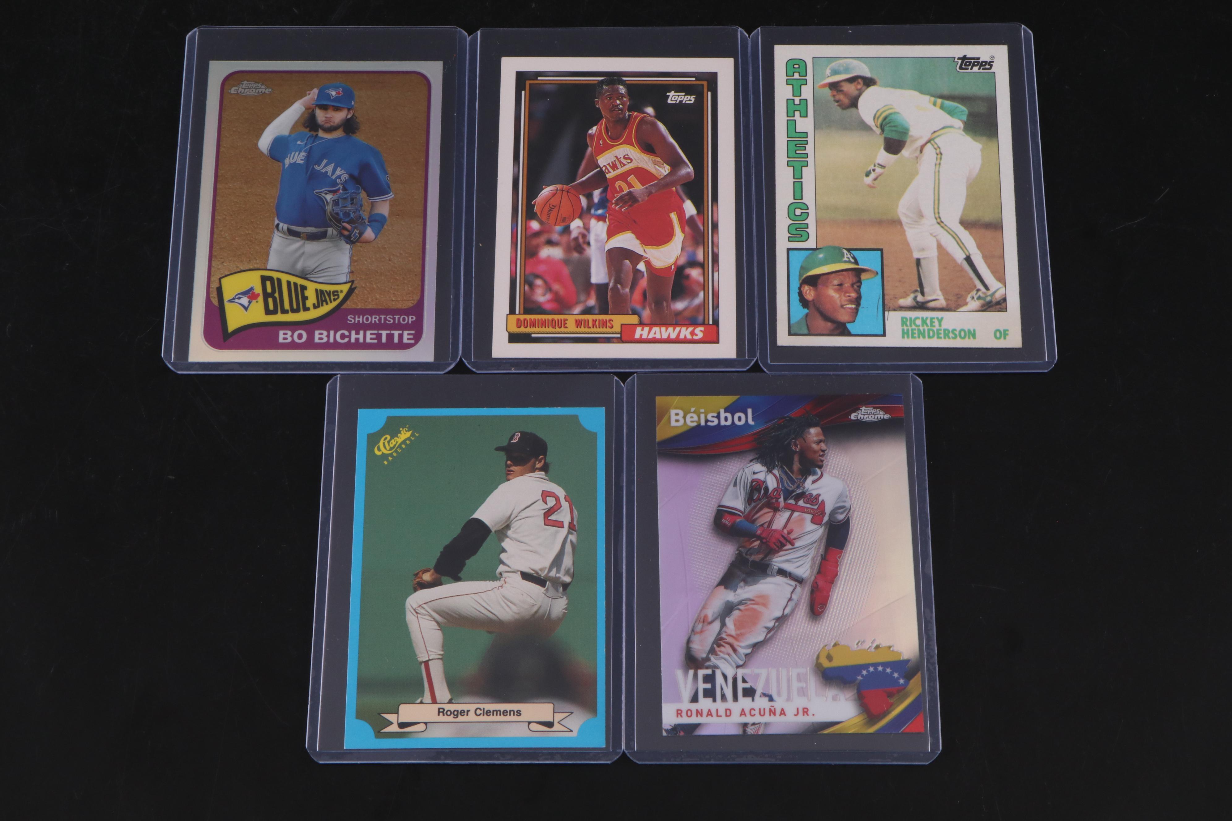 Prizm and Other Sports Cards with Ken Griffey Jr., Bryce Harper, Joe Burrow