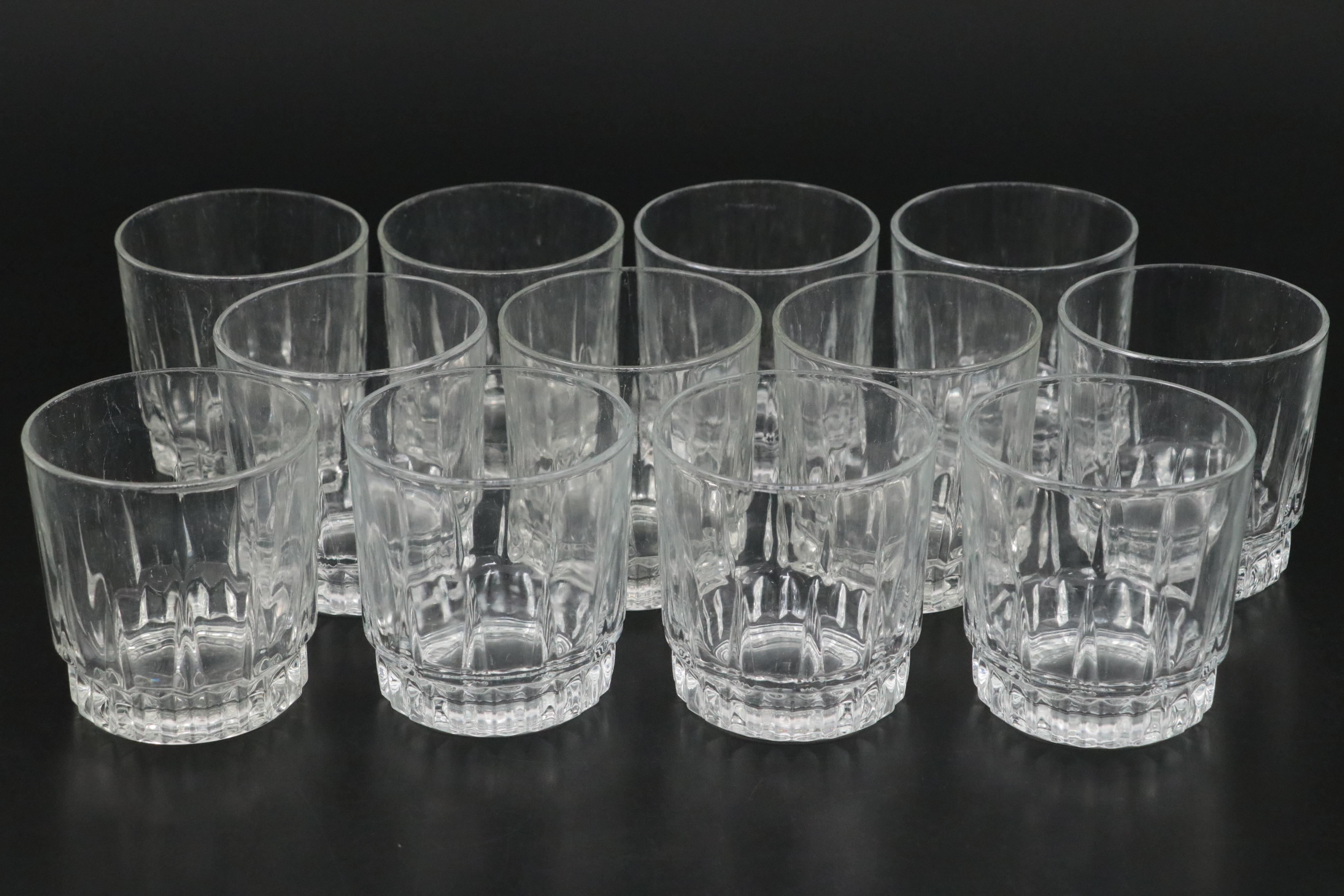 Arcoroc "Lancer" Glass On The Rock Glasses and Juice Glasses with More