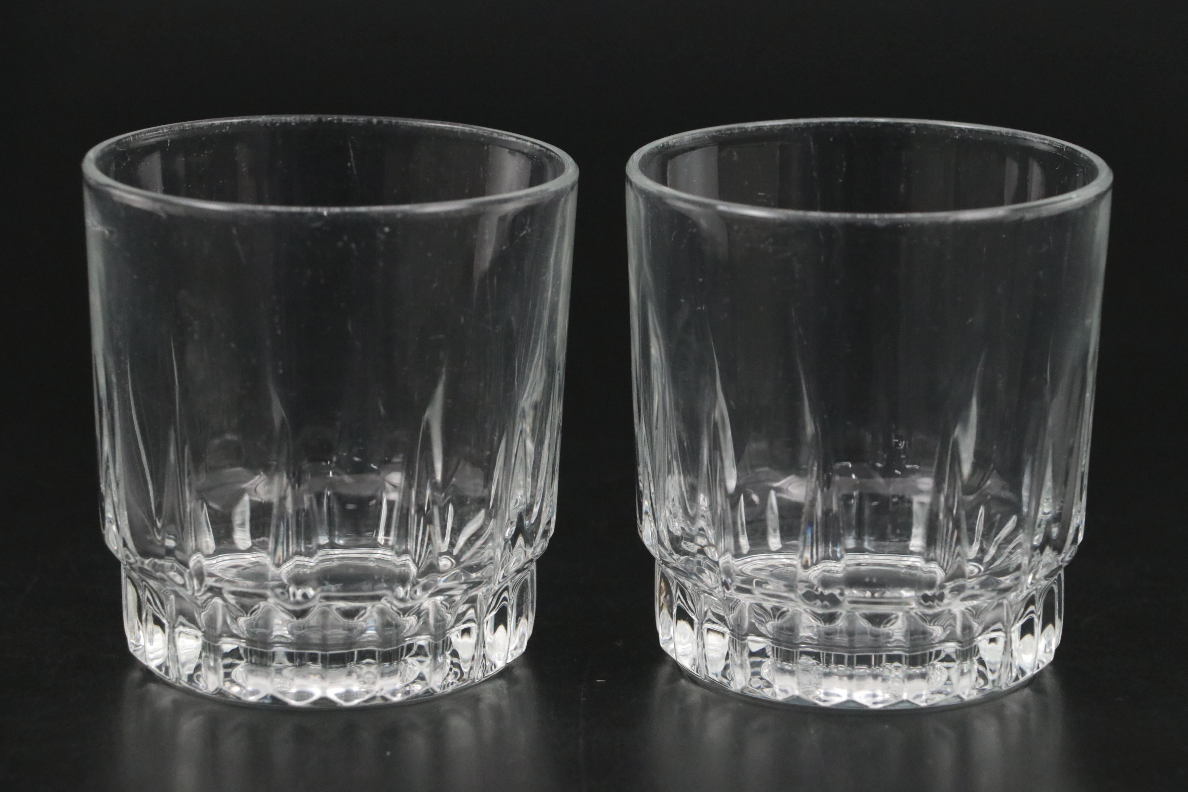Arcoroc "Lancer" Glass On The Rock Glasses and Juice Glasses with More