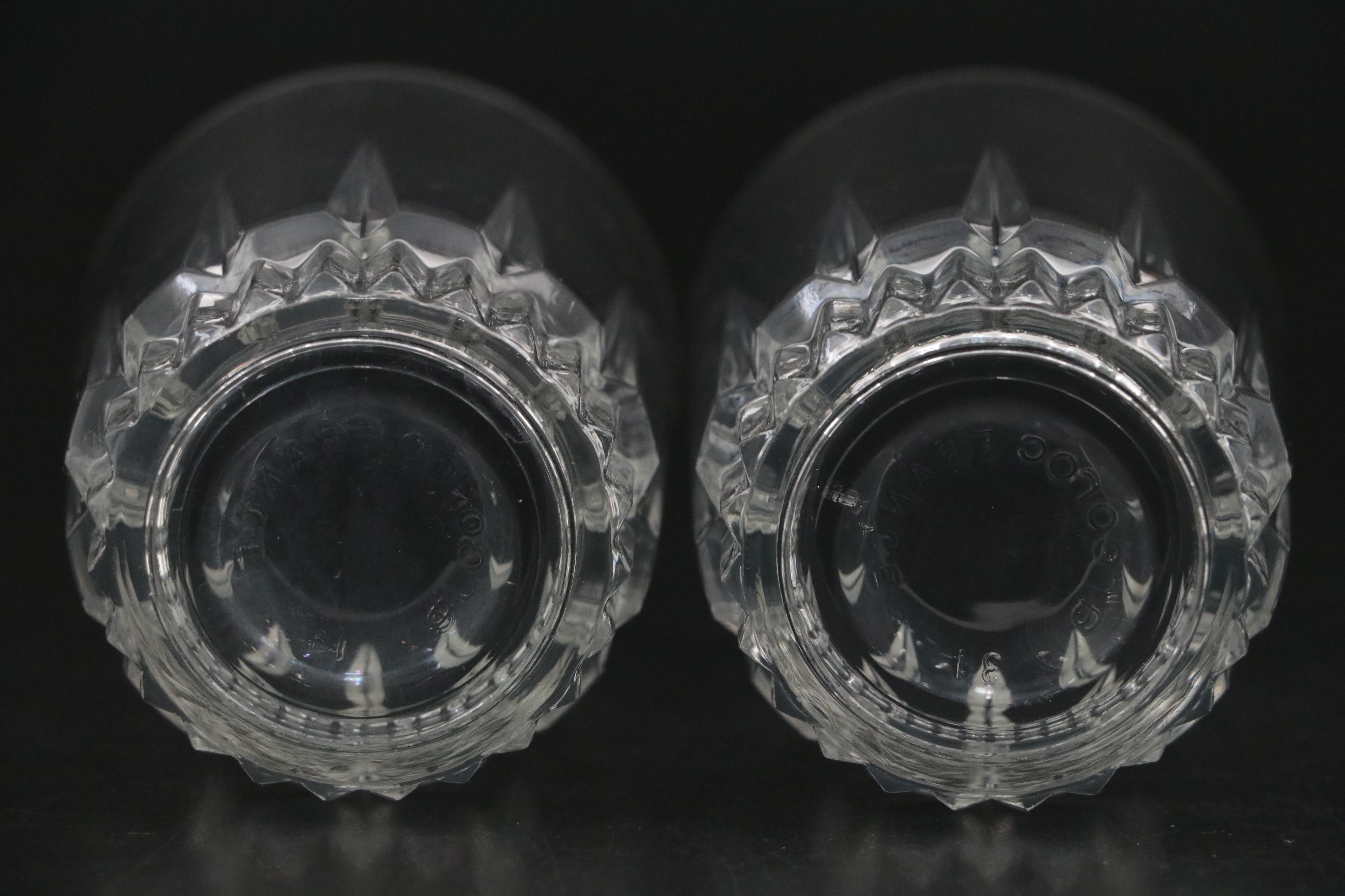 Arcoroc "Lancer" Glass On The Rock Glasses and Juice Glasses with More