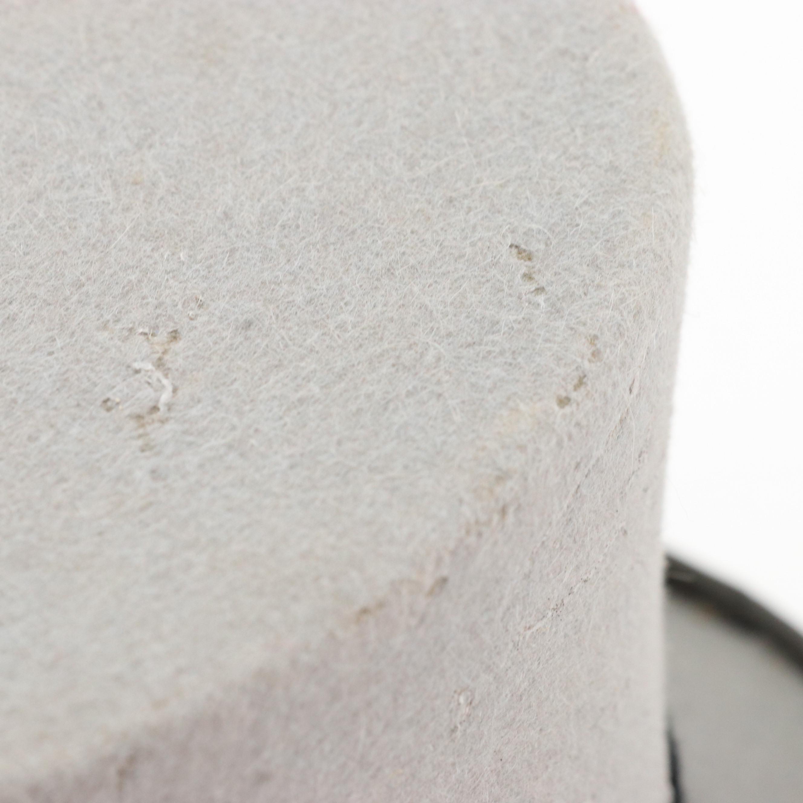 Men's Moss Bros Vintage Grey Fine Fur Felt Ascot Top Hat