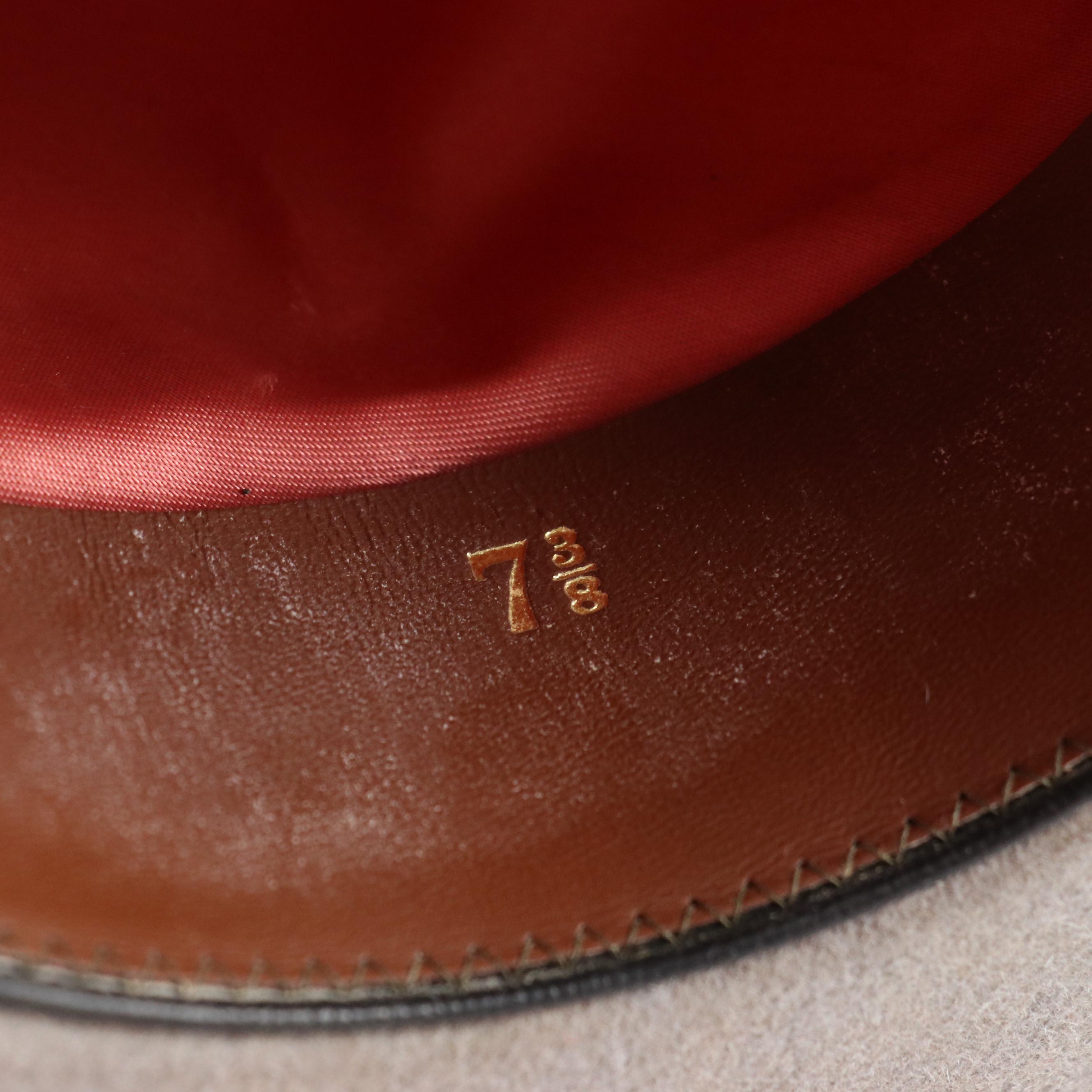 Men's Moss Bros Vintage Grey Fine Fur Felt Ascot Top Hat