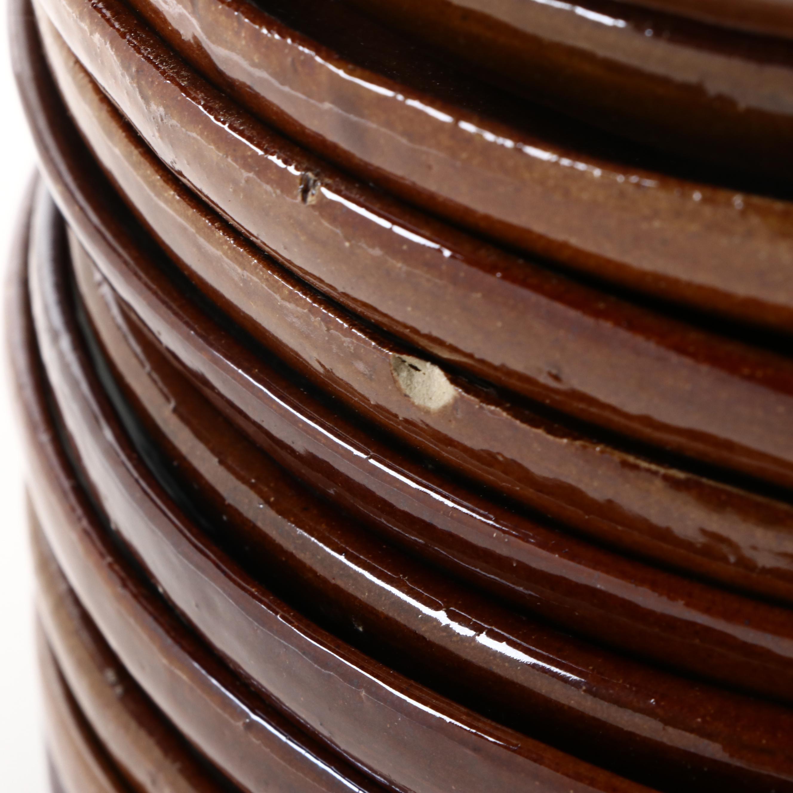 Bybee Brown Glaze Ceramic Mugs and More Glazed Ceramic Table Accessories