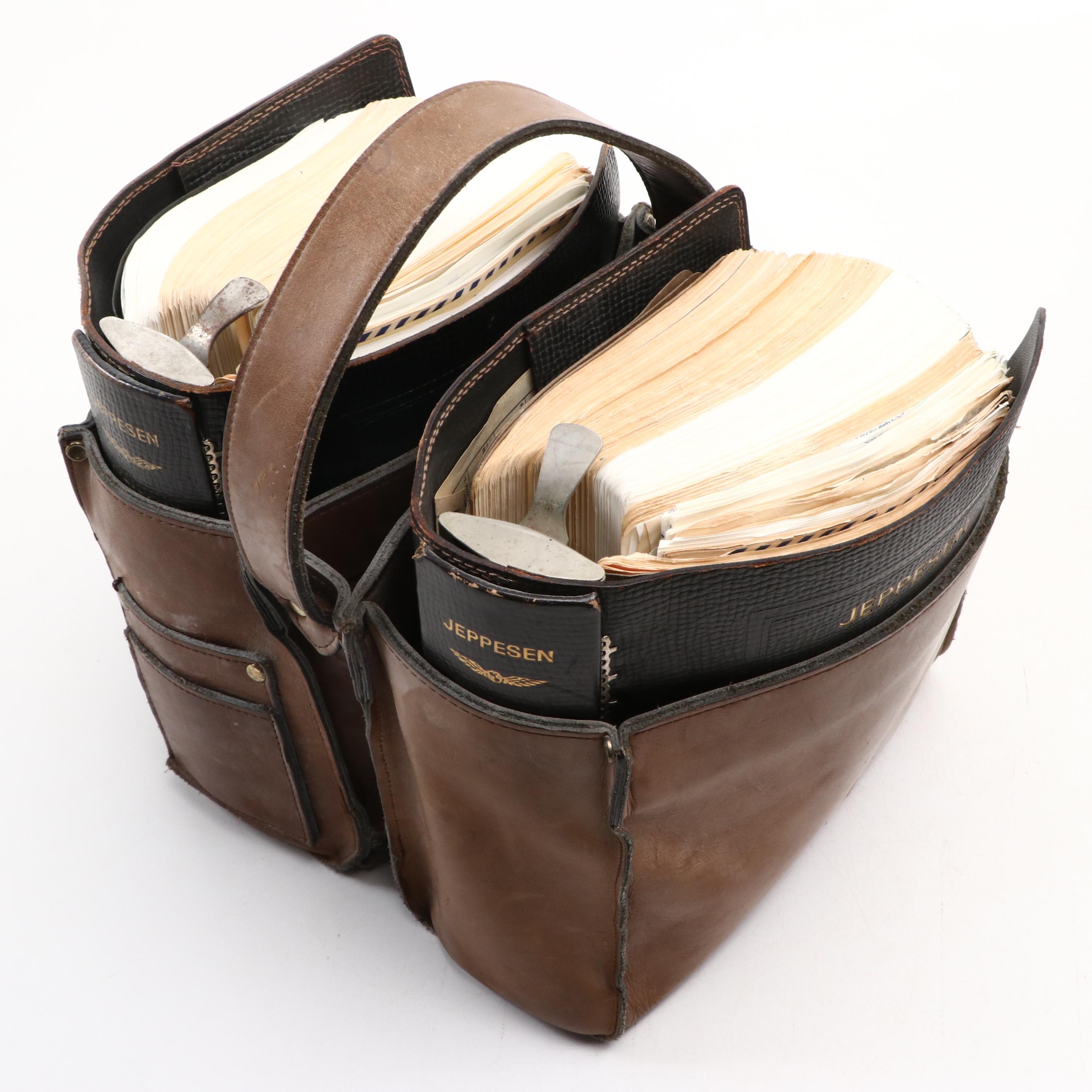 Jeppesen Airway Manuals with Vintage Aircraft Ephemera Collection