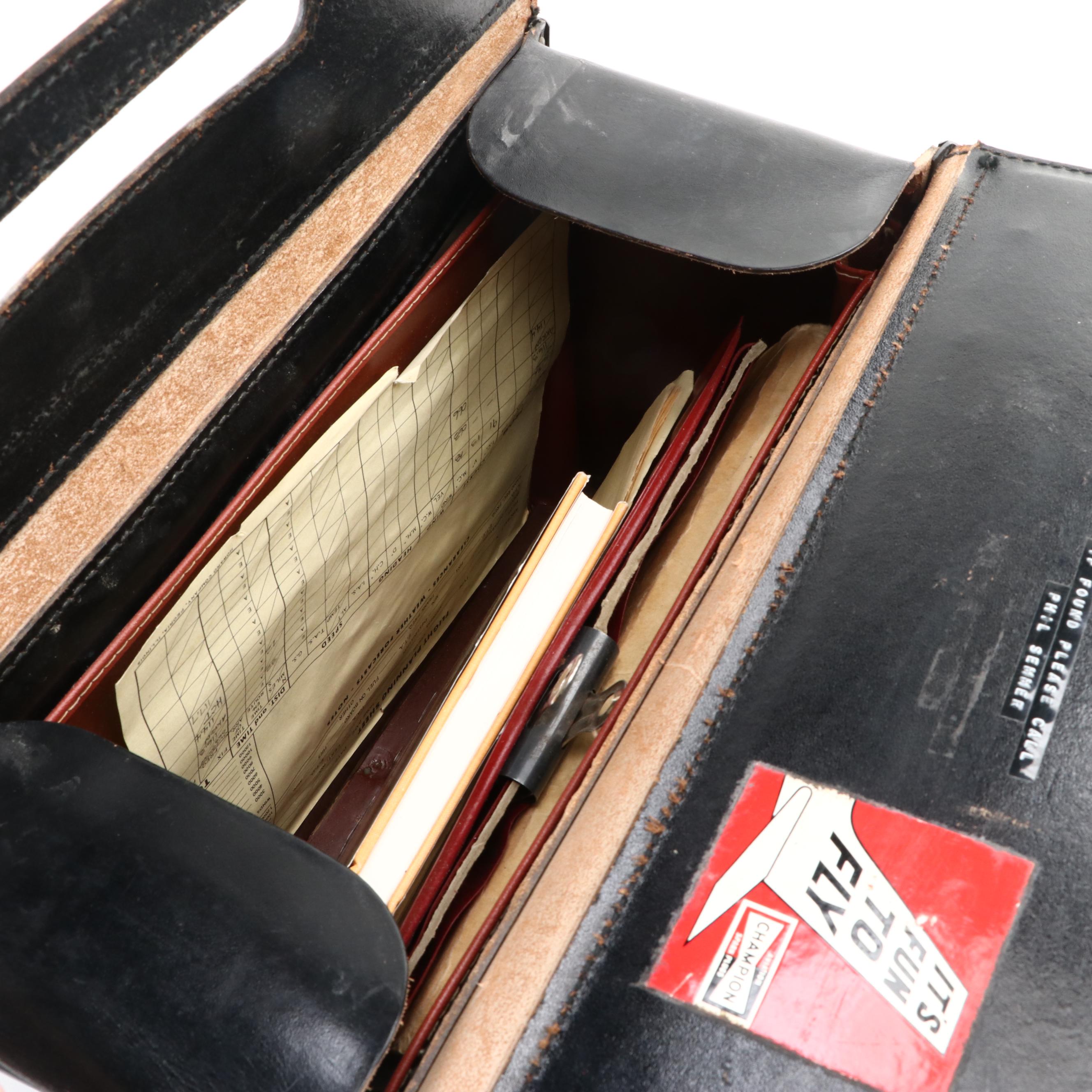 Jeppesen Airway Manuals with Vintage Aircraft Ephemera Collection