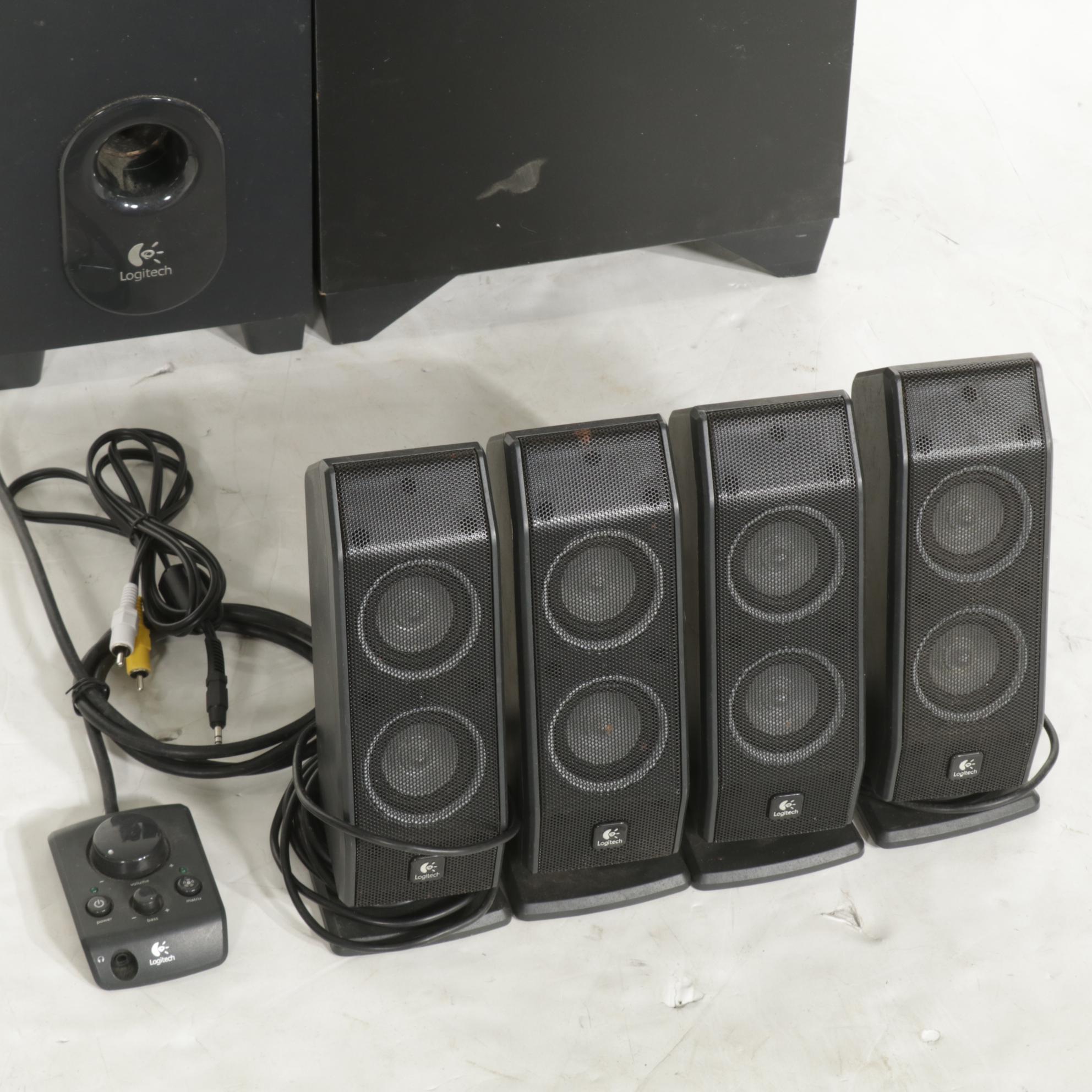 Logitech X-540 5.1 Surround Sound Speaker System with Other Speakers