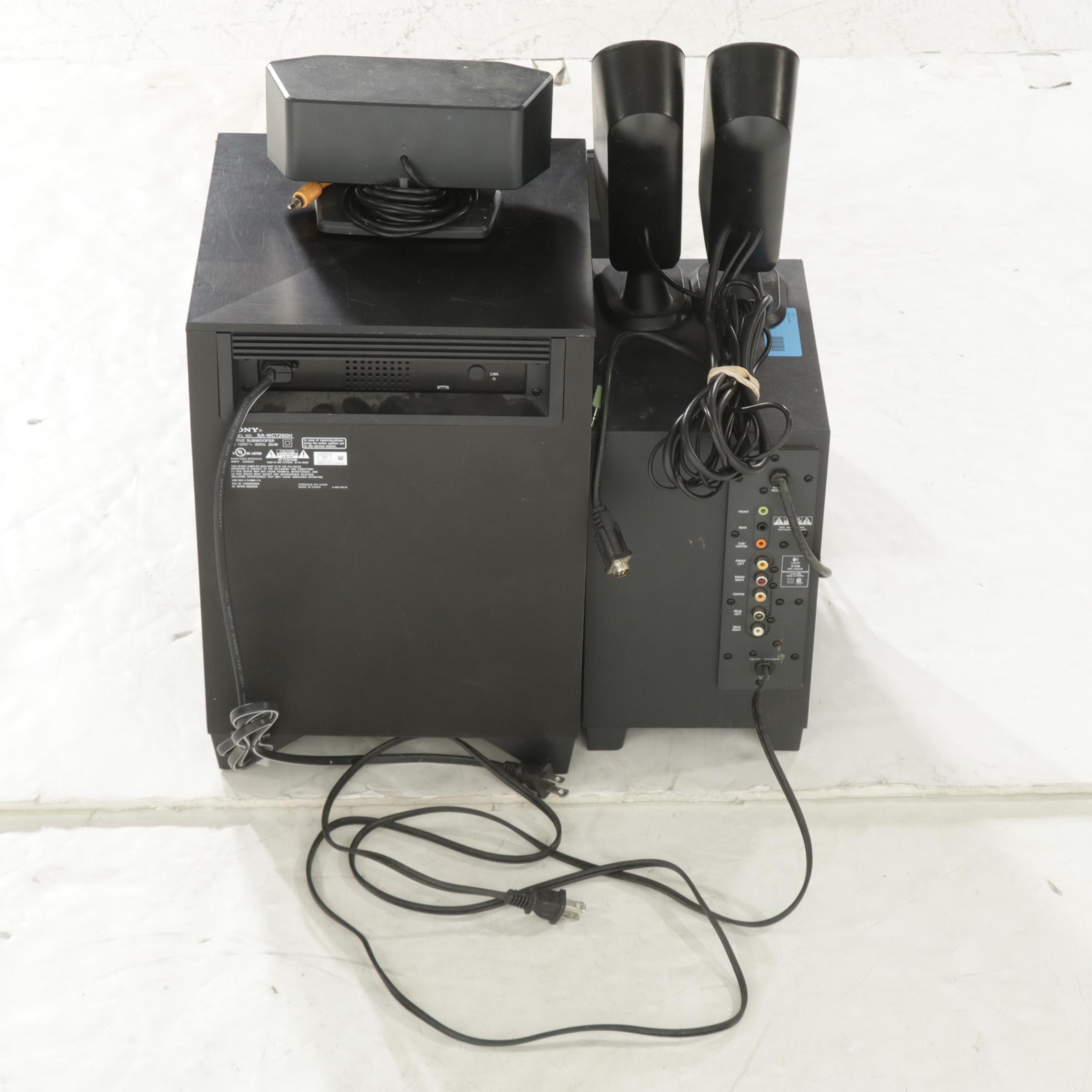 Logitech X-540 5.1 Surround Sound Speaker System with Other Speakers