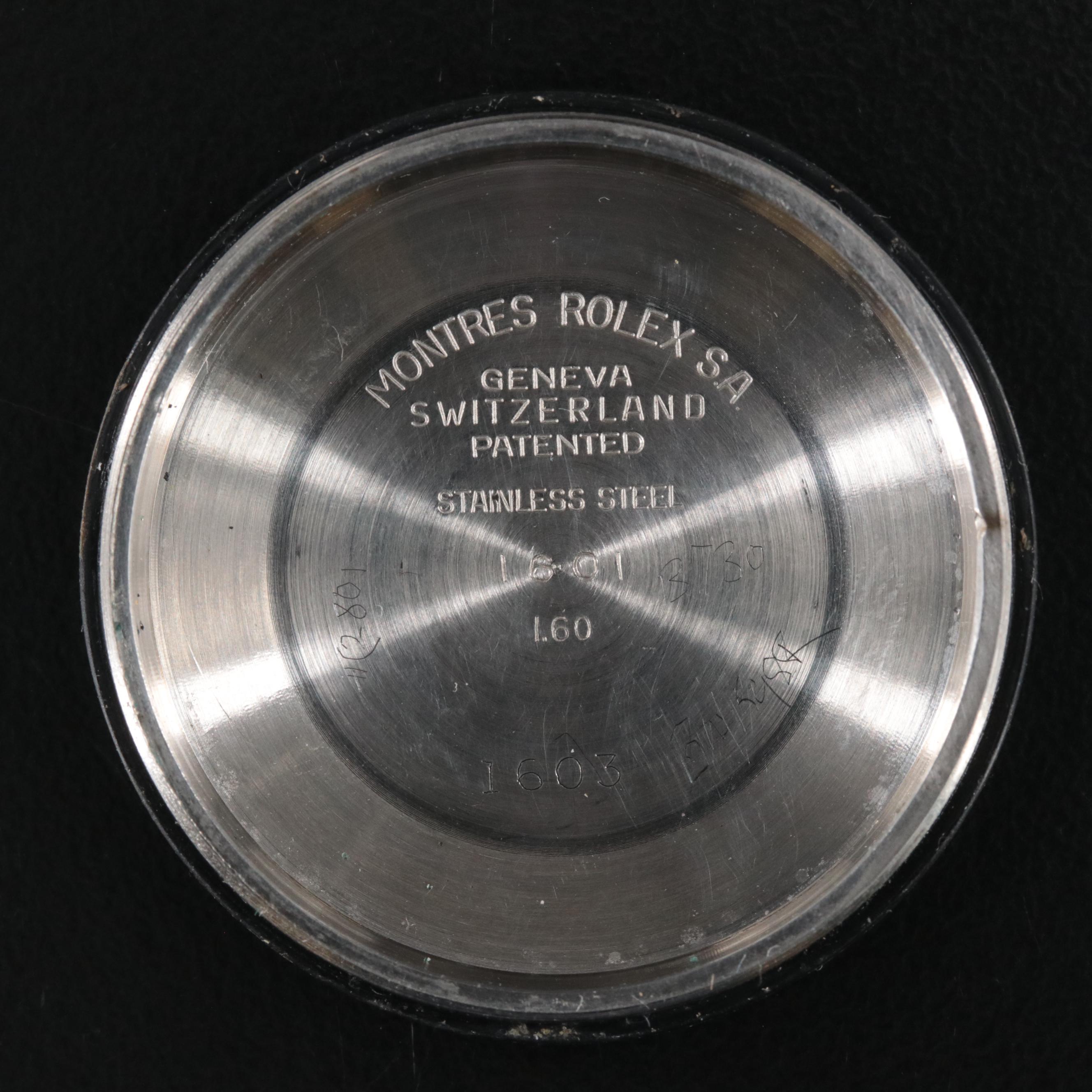 1960 Rolex Oyster Perpetual Bamboo Bezel Datejust Watch