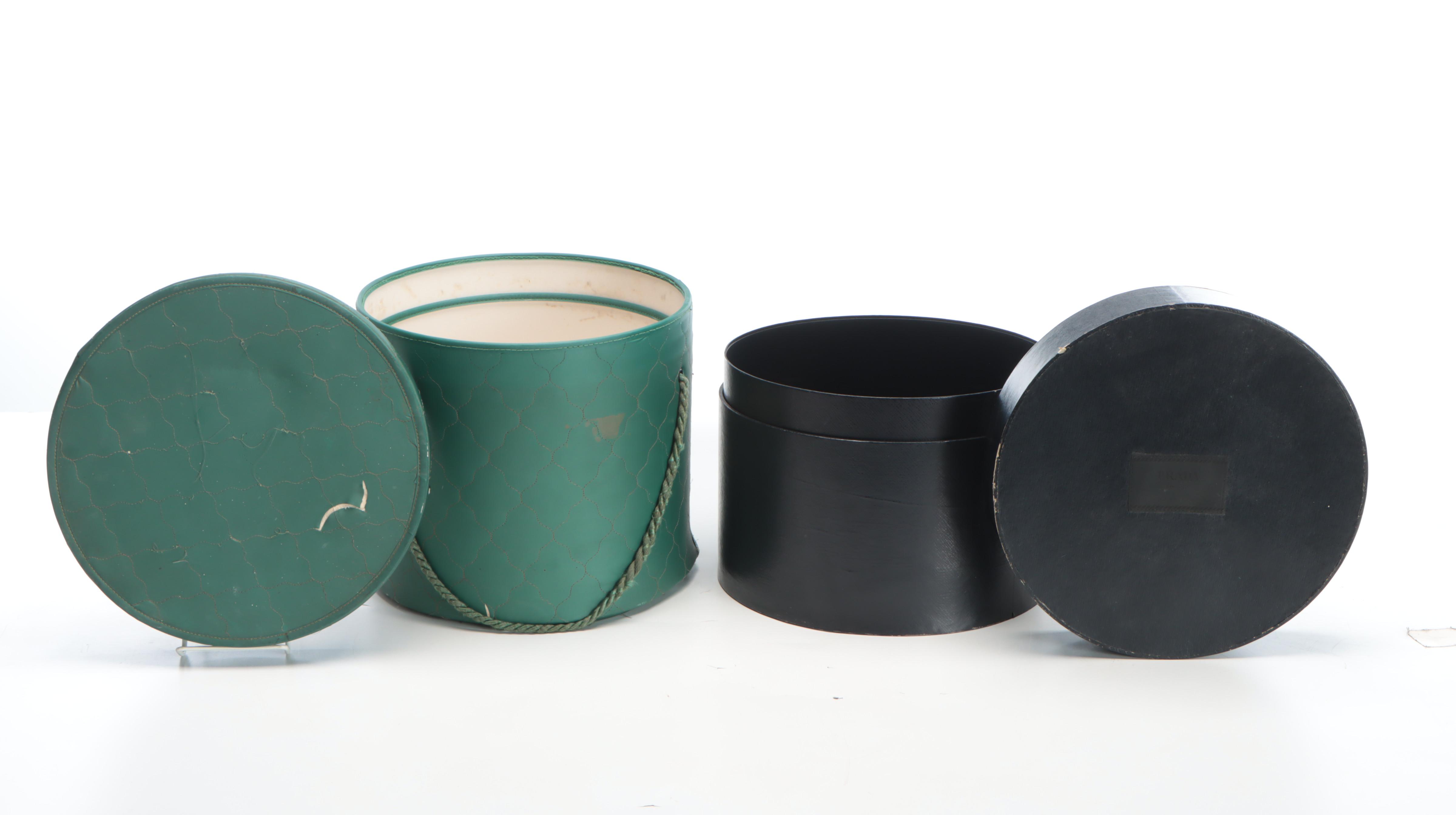 Panda Cardboard Hat Box with Other Hat Boxes