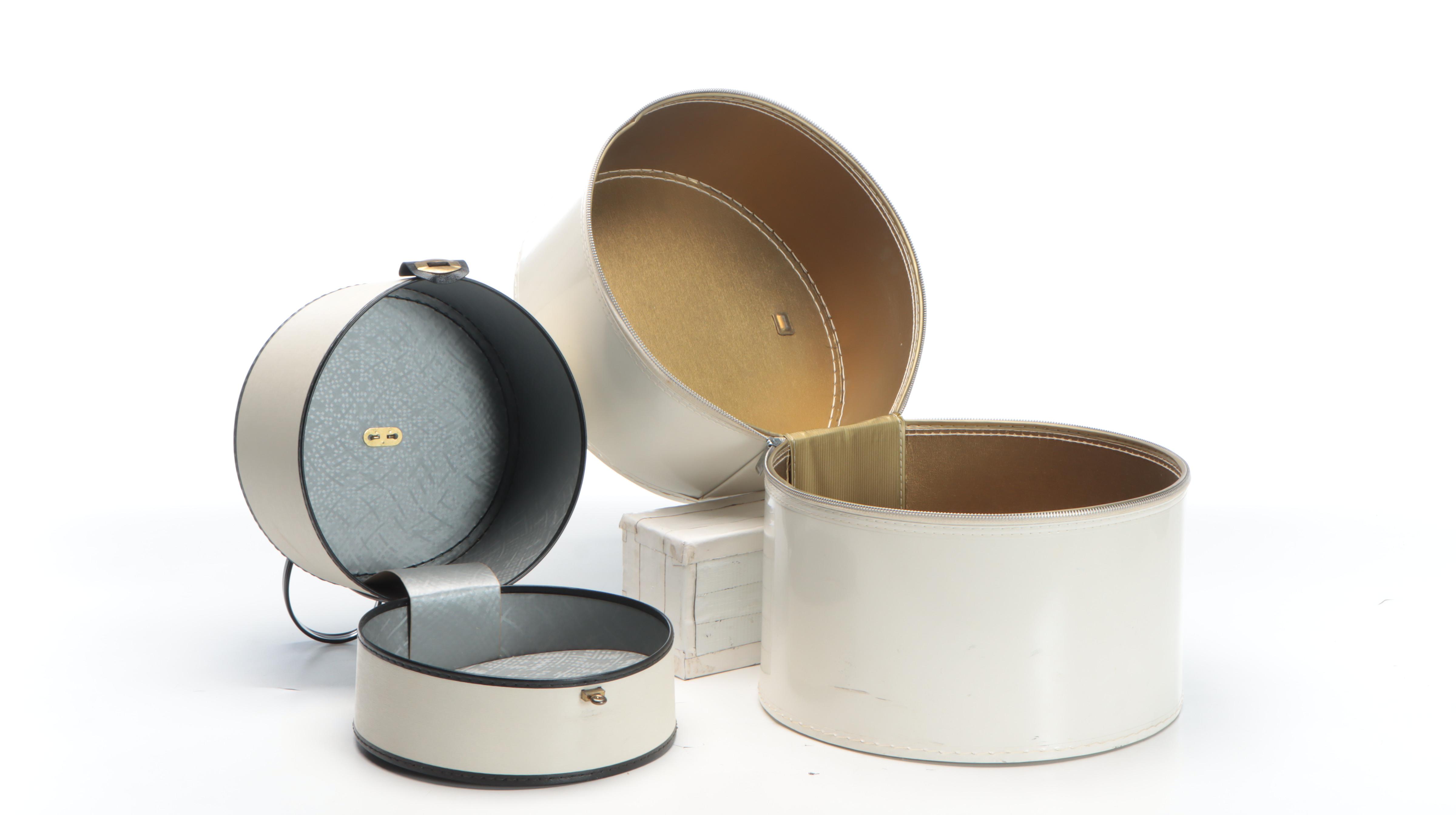 Panda Cardboard Hat Box with Other Hat Boxes