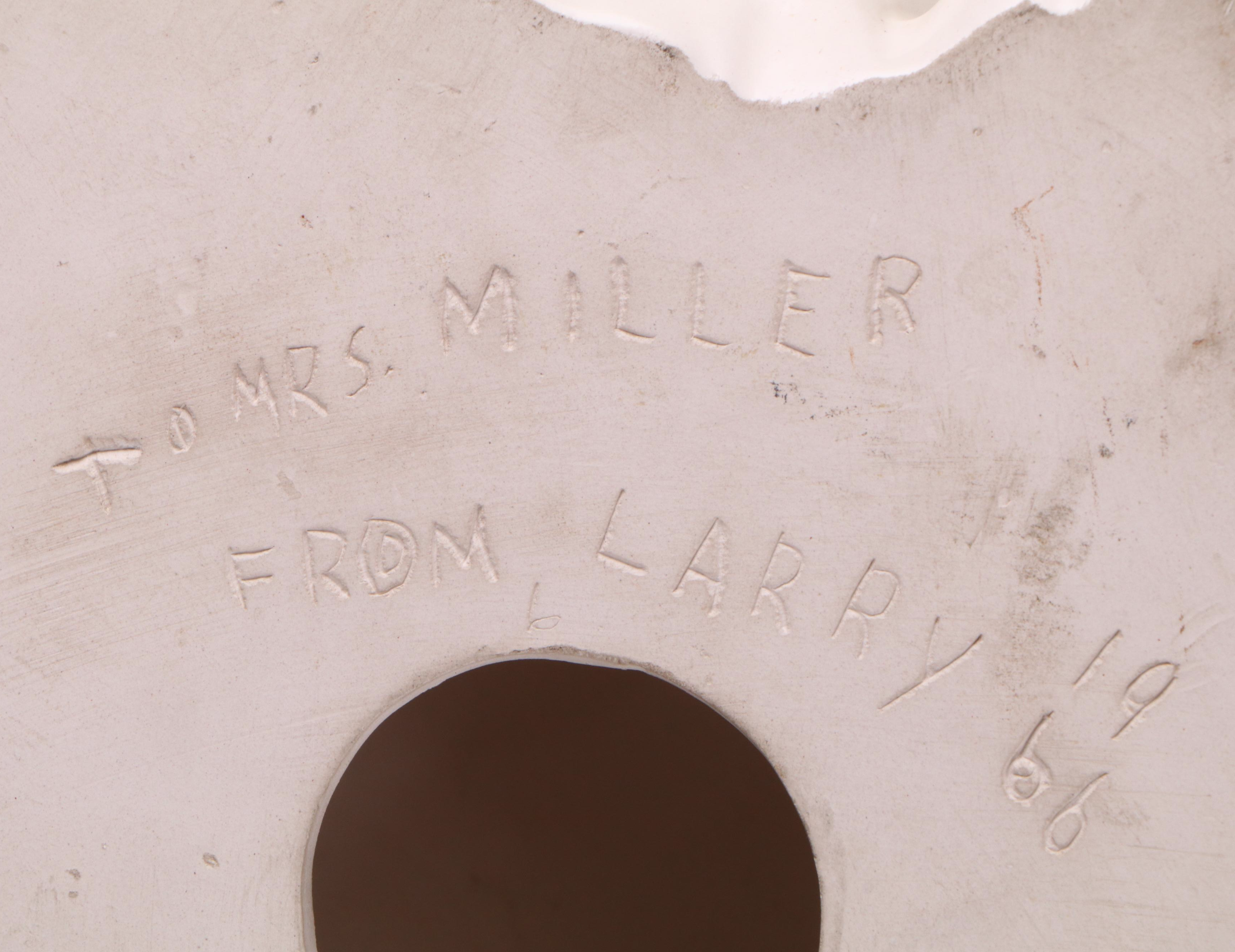 Hand-Painted Ceramic Cat Figurine