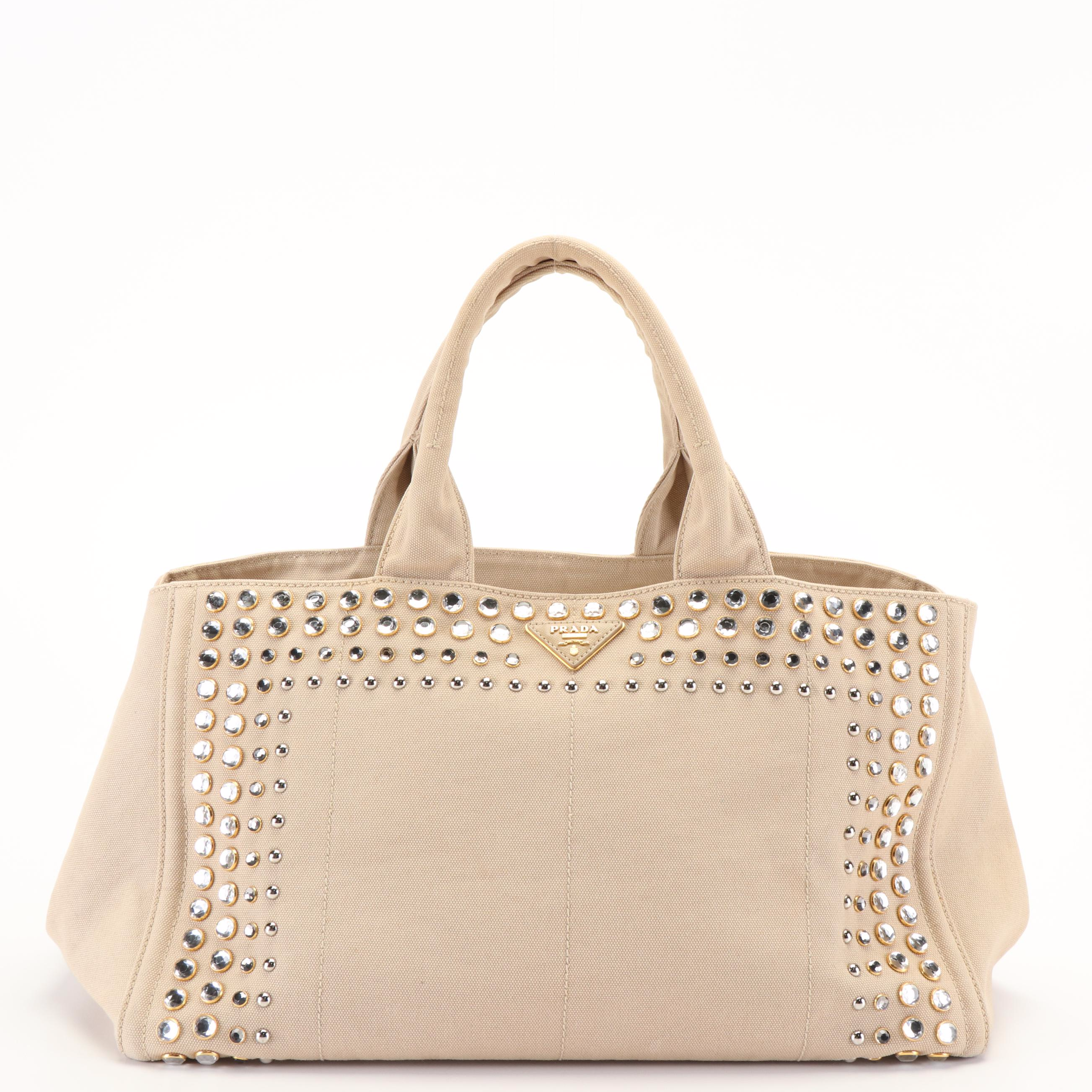 Prada Canapa Bijoux Tote Bag